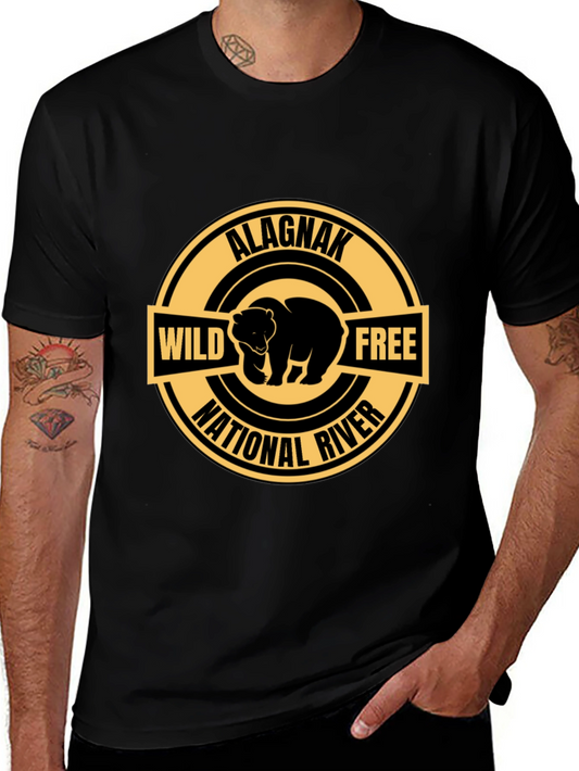 Alagnak National River Wild Free Bear T-Shirt
