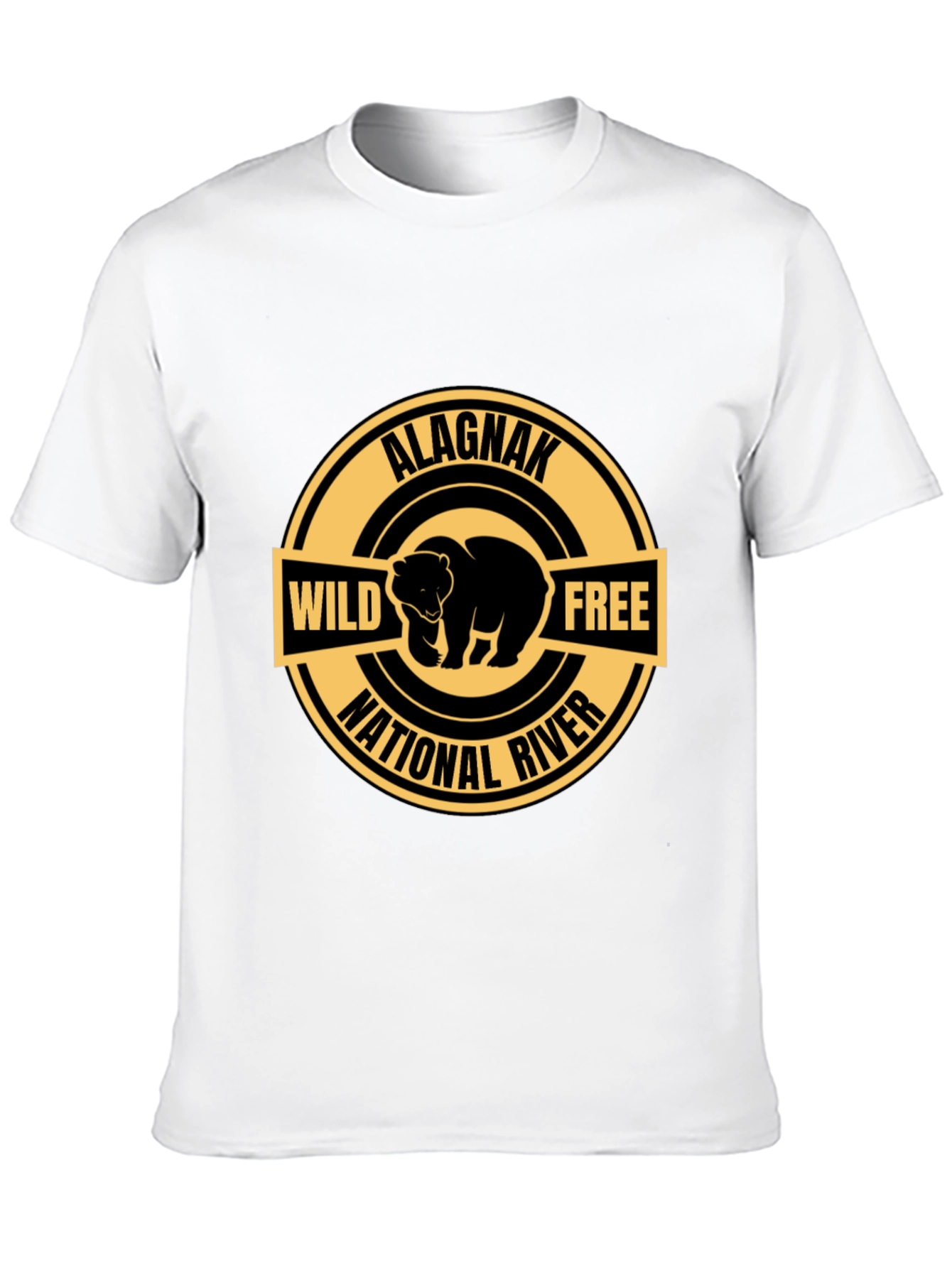Alagnak National River Wild Free Bear T-Shirt