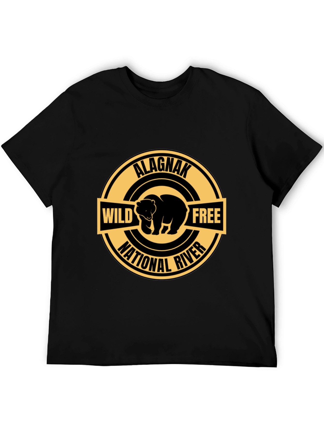 Alagnak National River Wild Free Bear T-Shirt