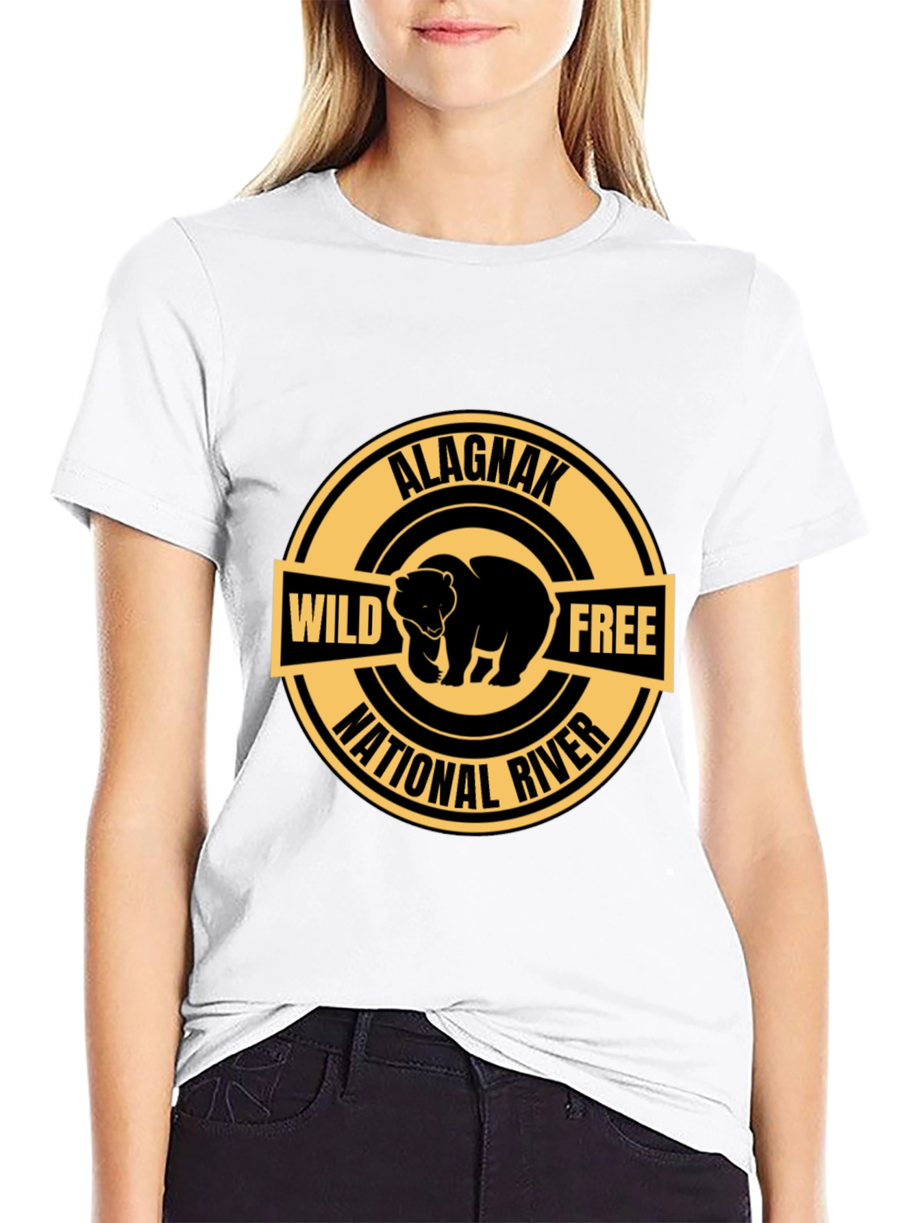 Alagnak National River Wild Free Bear T-Shirt