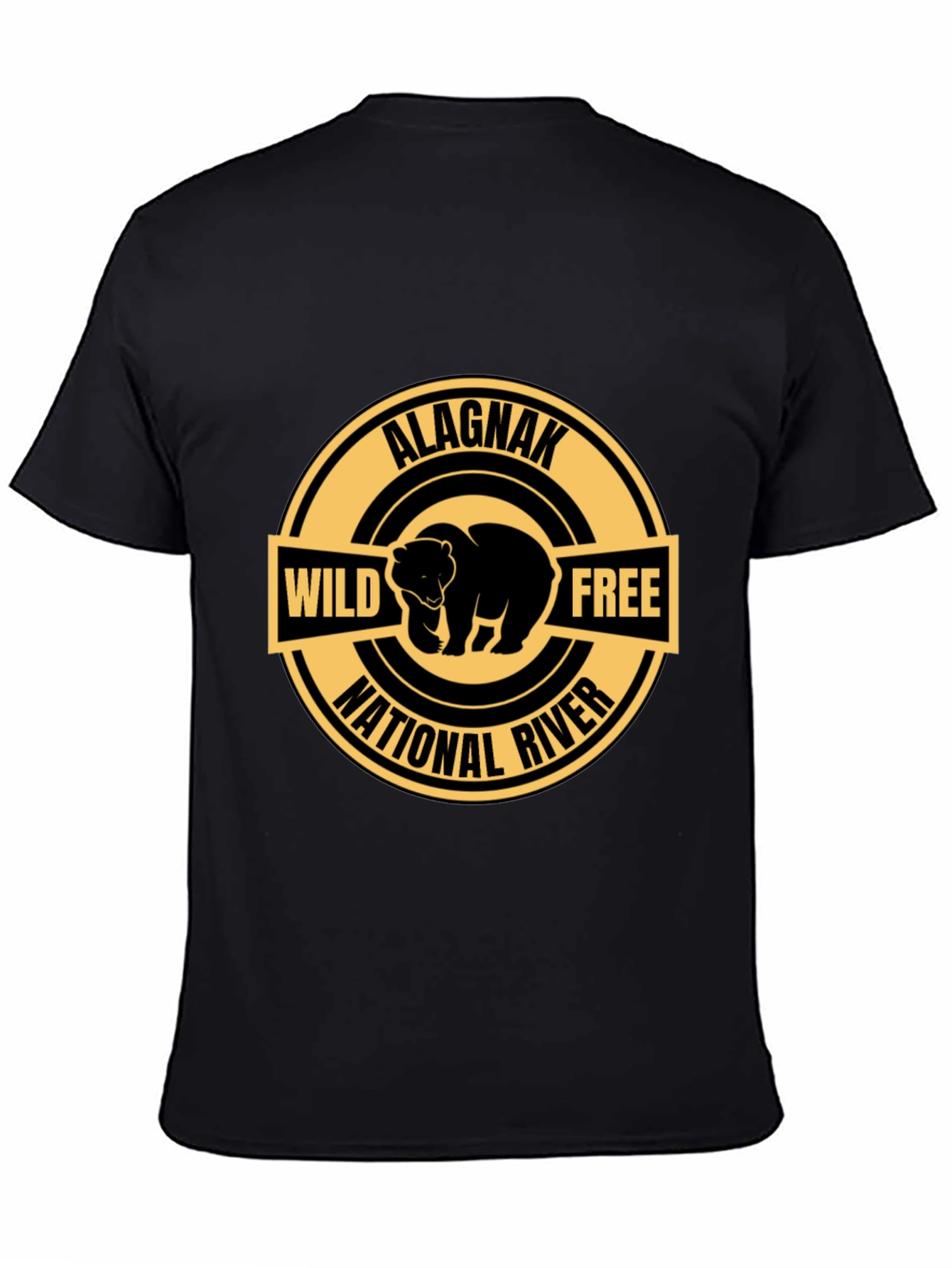 Alagnak National River Wild Free Bear T-Shirt