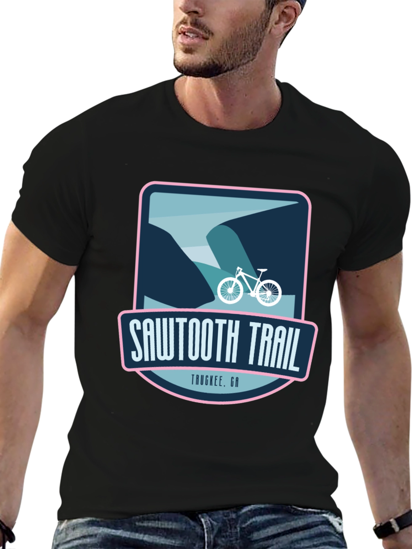 Sawtooth Trail Graphic T-Shirt - Mountain Biking Tee