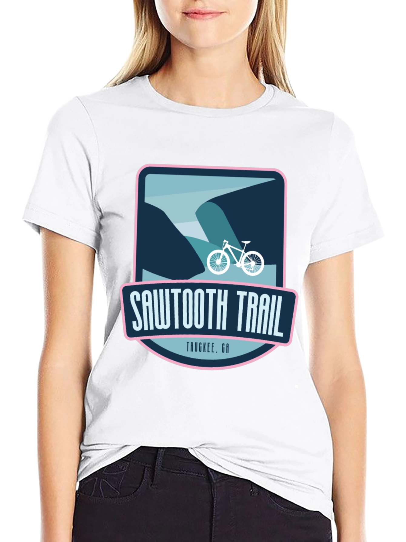 Sawtooth Trail Graphic T-Shirt - Mountain Biking Tee