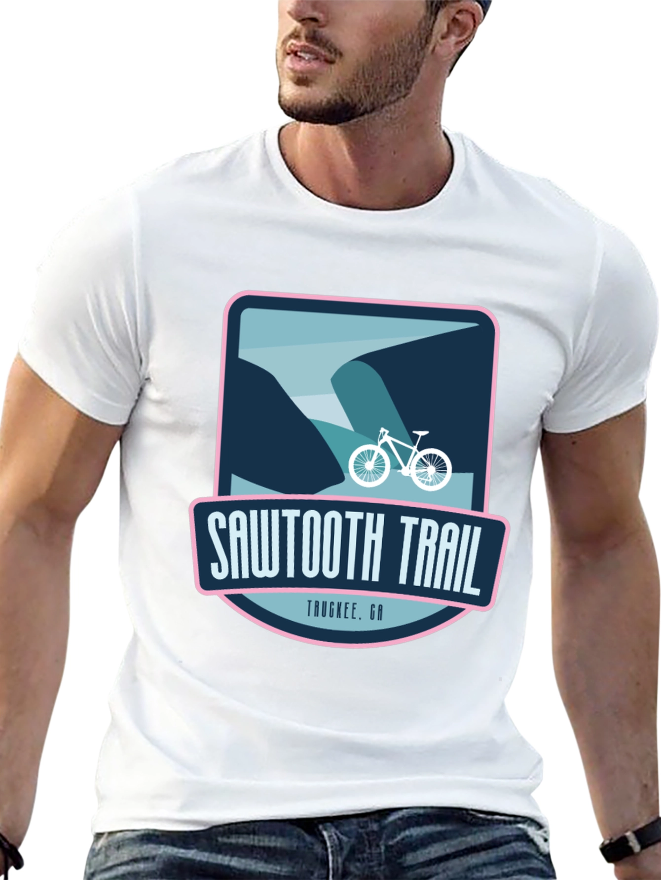 Sawtooth Trail Graphic T-Shirt - Mountain Biking Tee