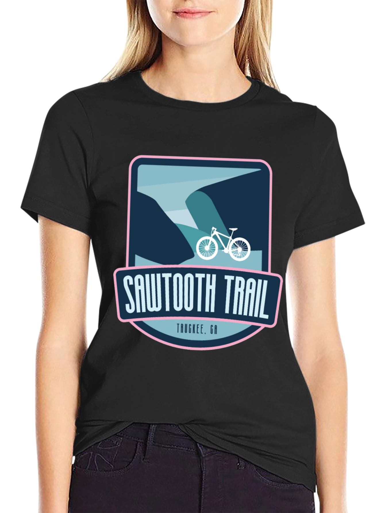 Sawtooth Trail Graphic T-Shirt - Mountain Biking Tee