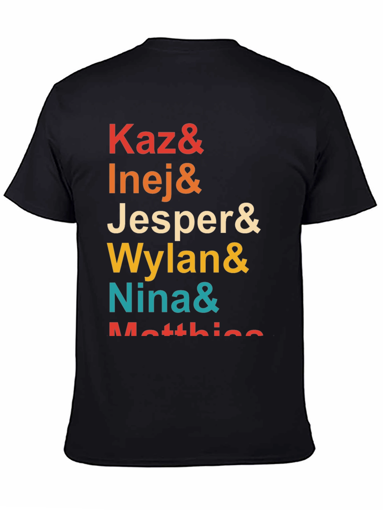 Six of Crows Crew Black Graphic Tee