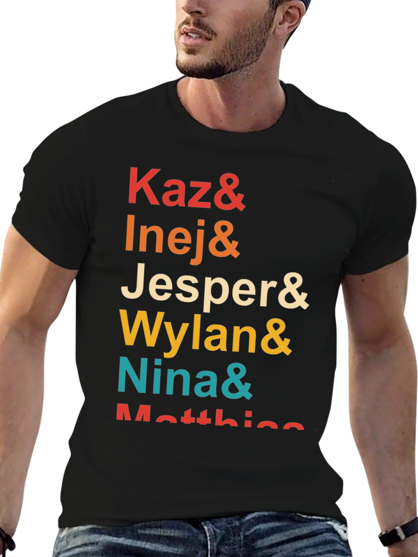 Six of Crows Crew Black Graphic Tee