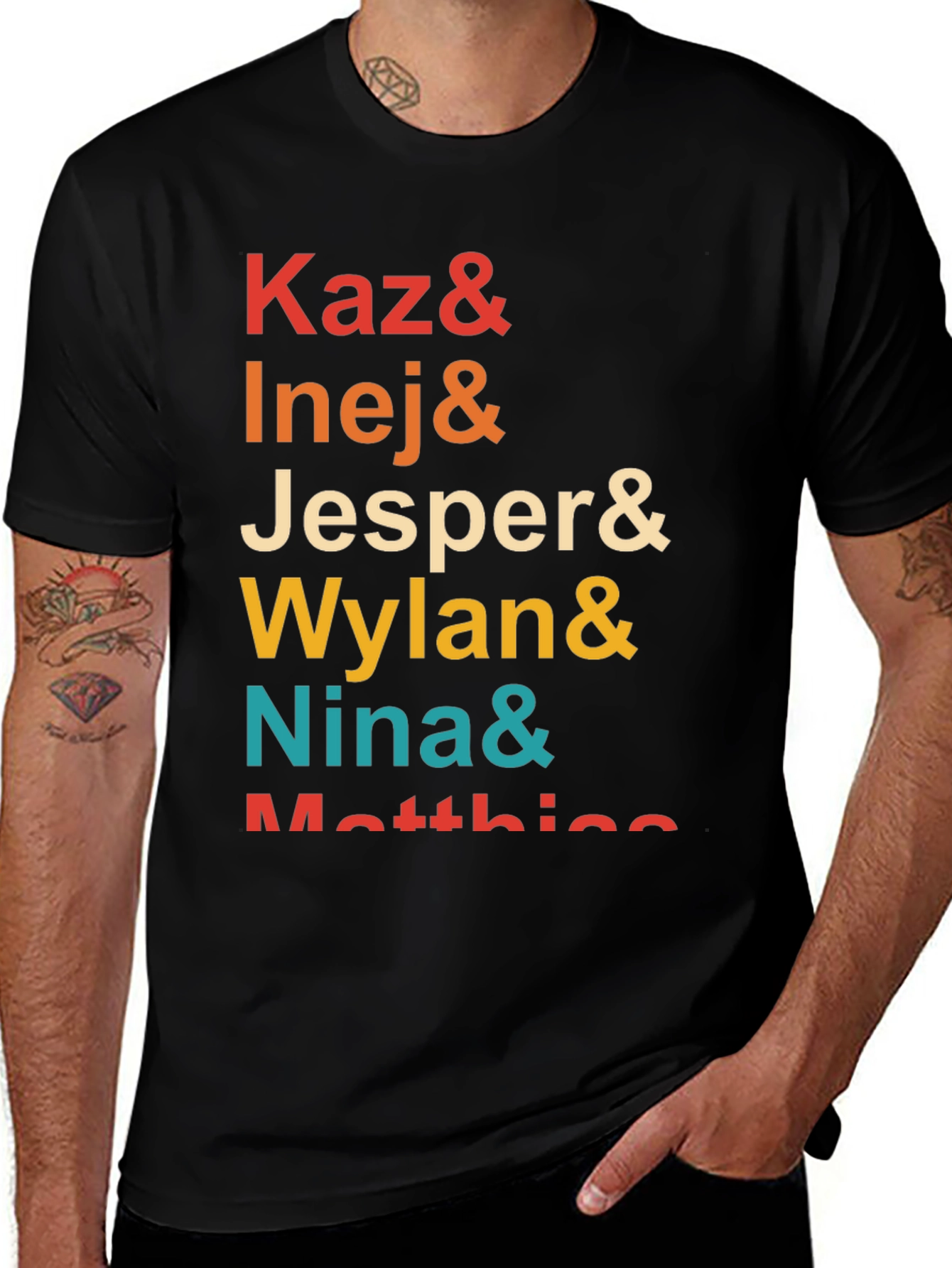 Six of Crows Crew Black Graphic Tee