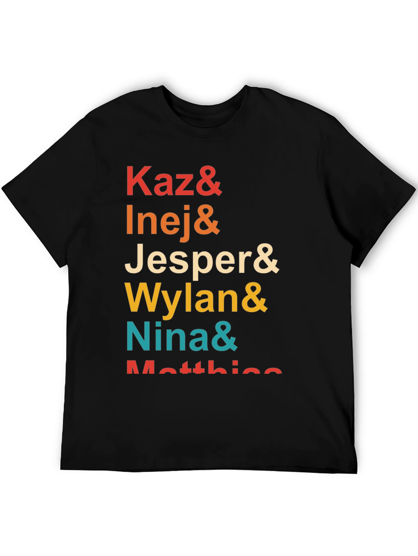 Six of Crows Crew Black Graphic Tee