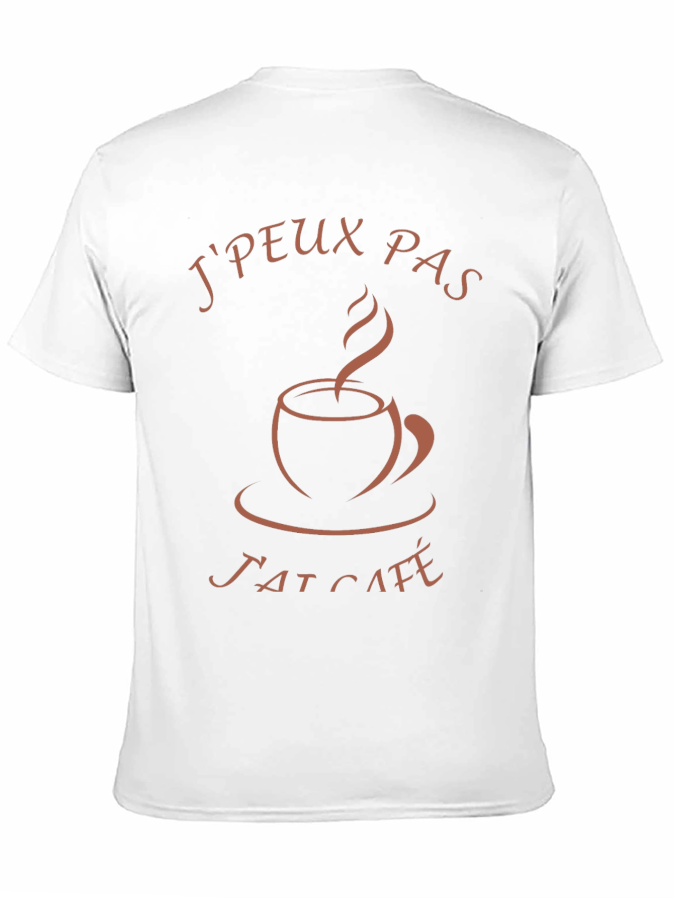 Jpeux Pas Jai Café T-Shirt - Coffee Lover Tee