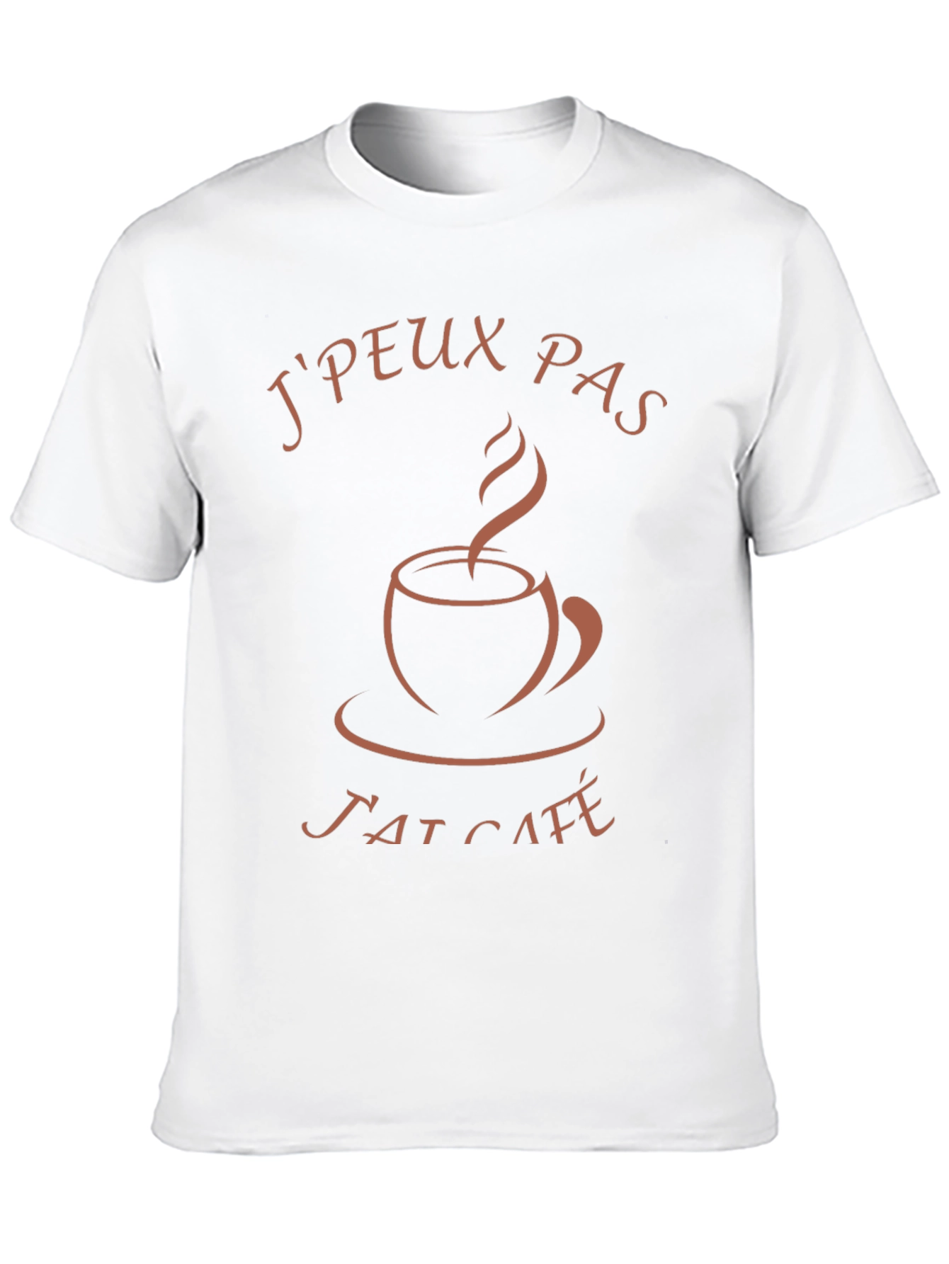 Jpeux Pas Jai Café T-Shirt - Coffee Lover Tee