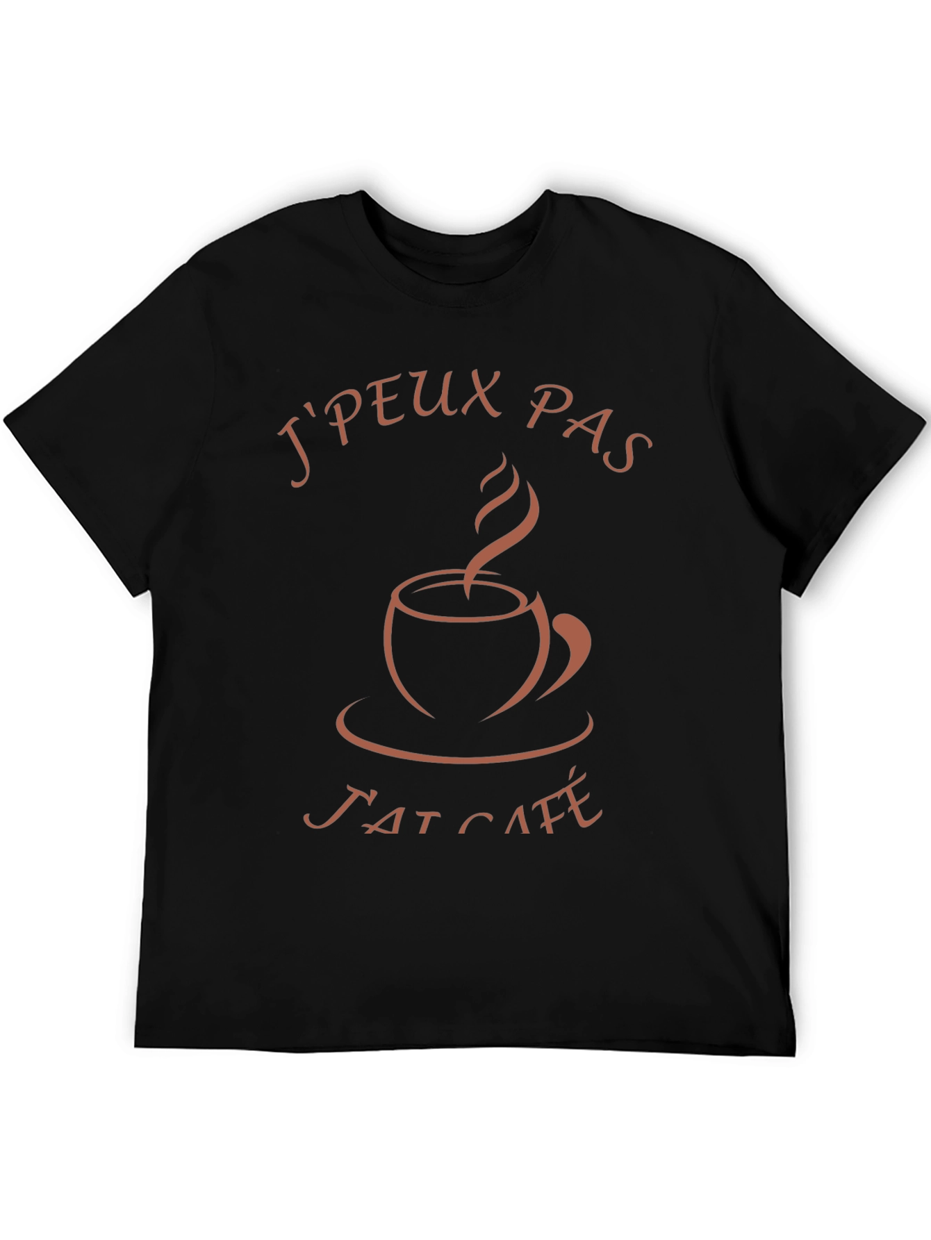 Jpeux Pas Jai Café T-Shirt - Coffee Lover Tee