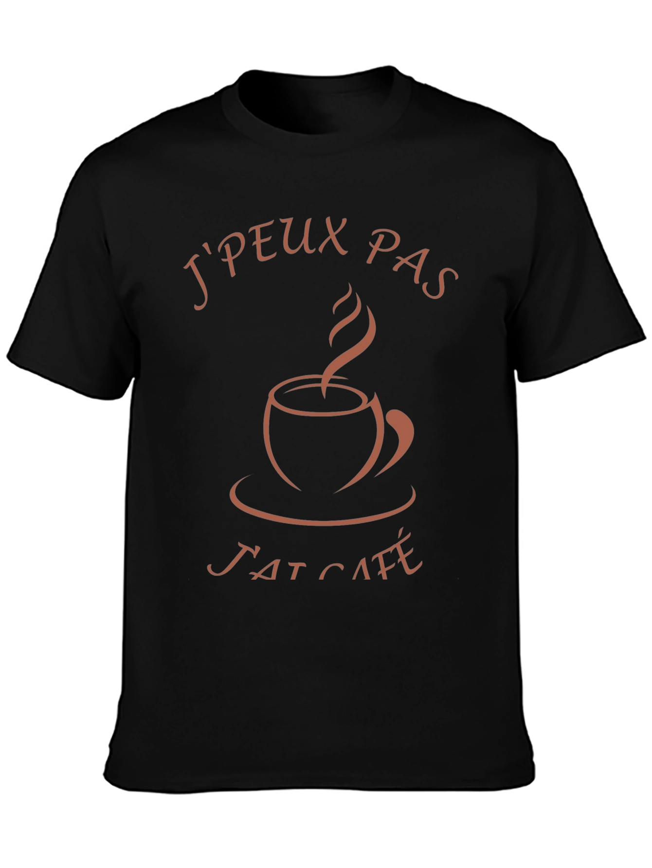 Jpeux Pas Jai Café T-Shirt - Coffee Lover Tee