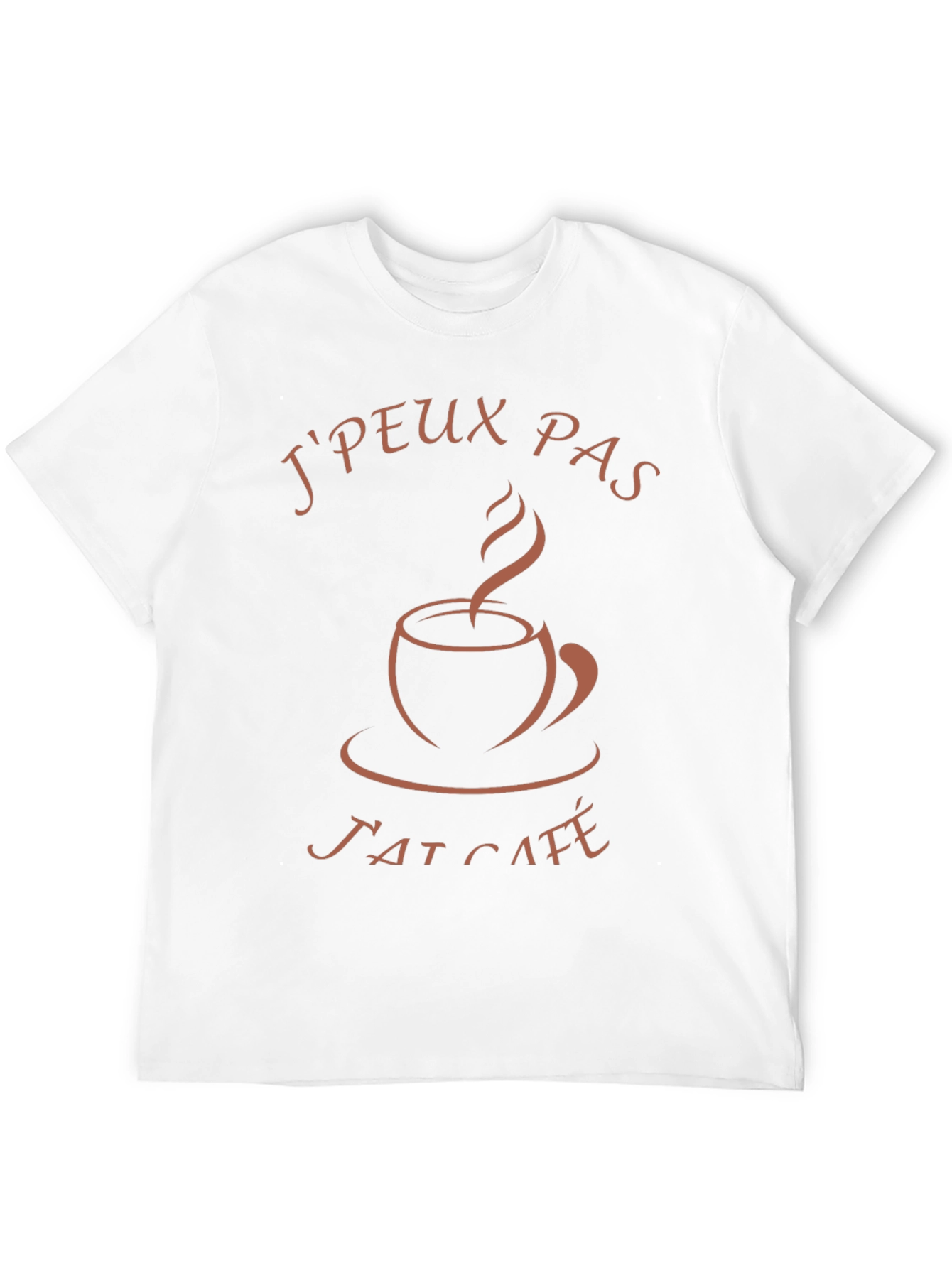 Jpeux Pas Jai Café T-Shirt - Coffee Lover Tee
