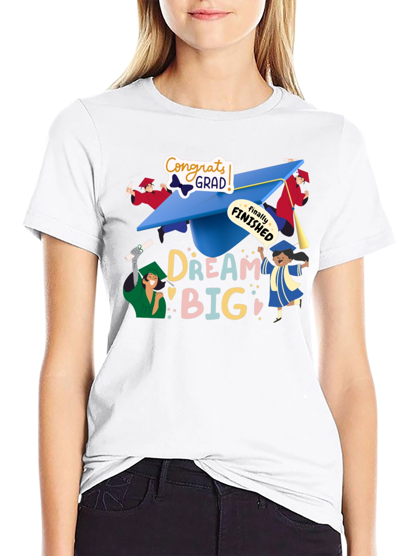 Dream Big Grad T-Shirt - Celebrate Graduation!