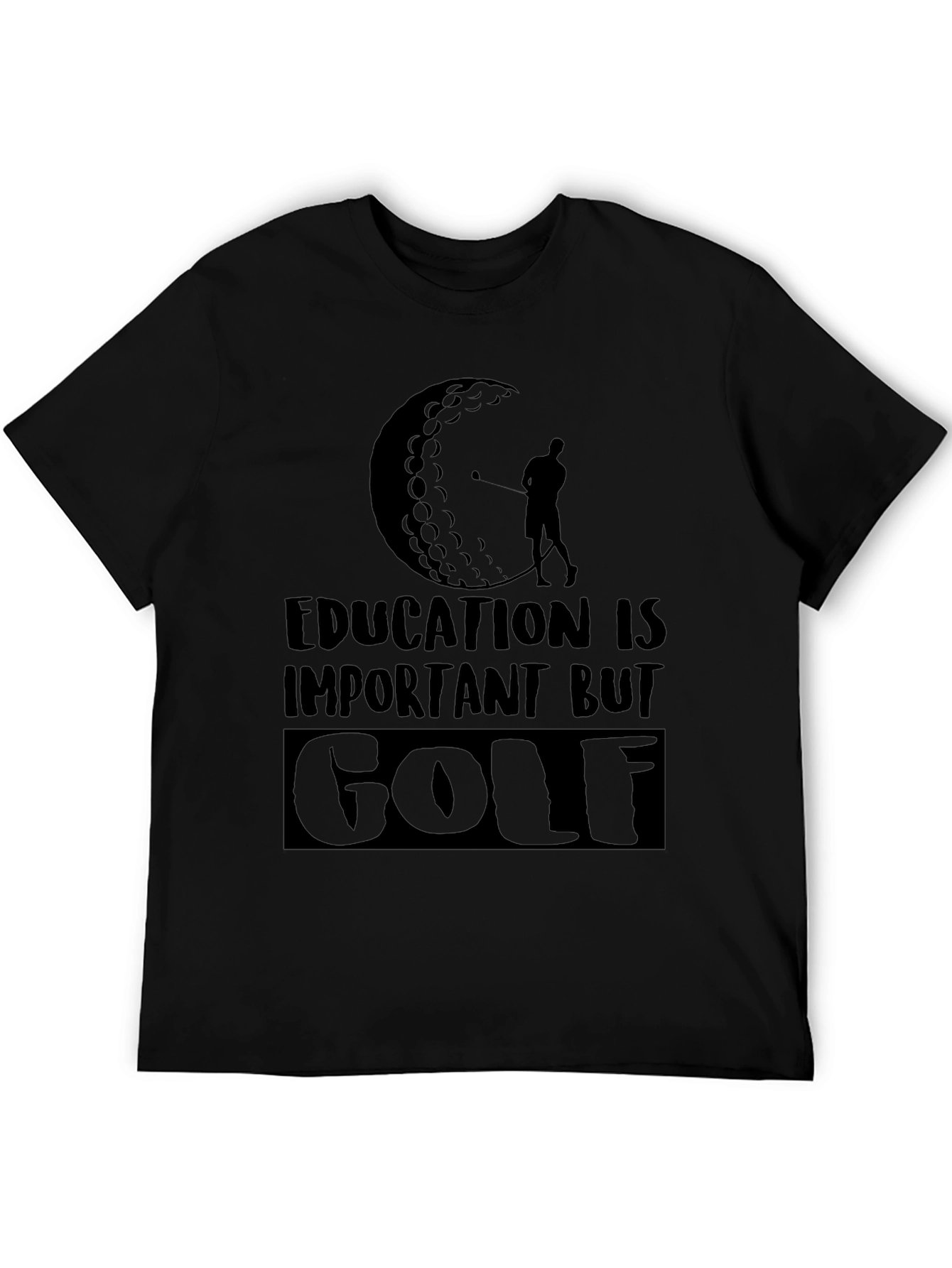 Education is Important But Golf T-Shirt