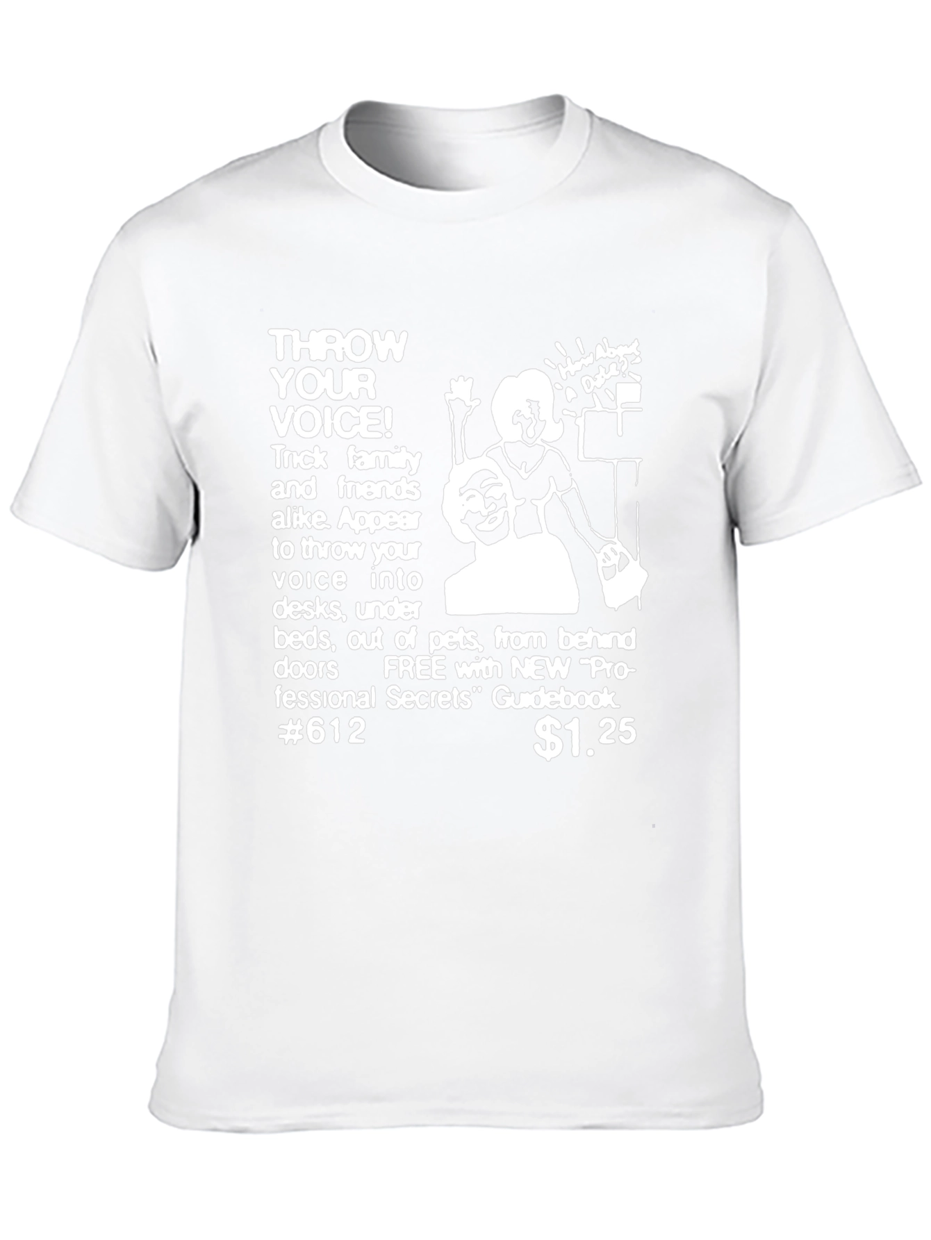 Throw Your Voice Black Graphic Tee