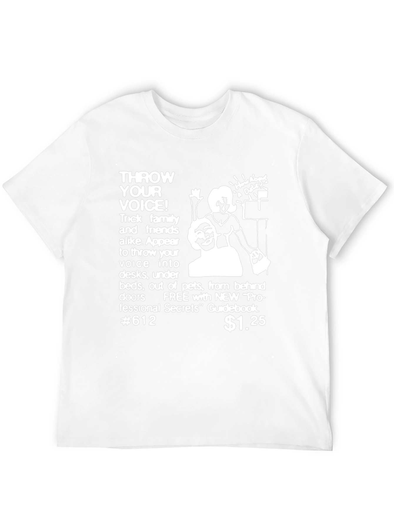 Throw Your Voice Black Graphic Tee