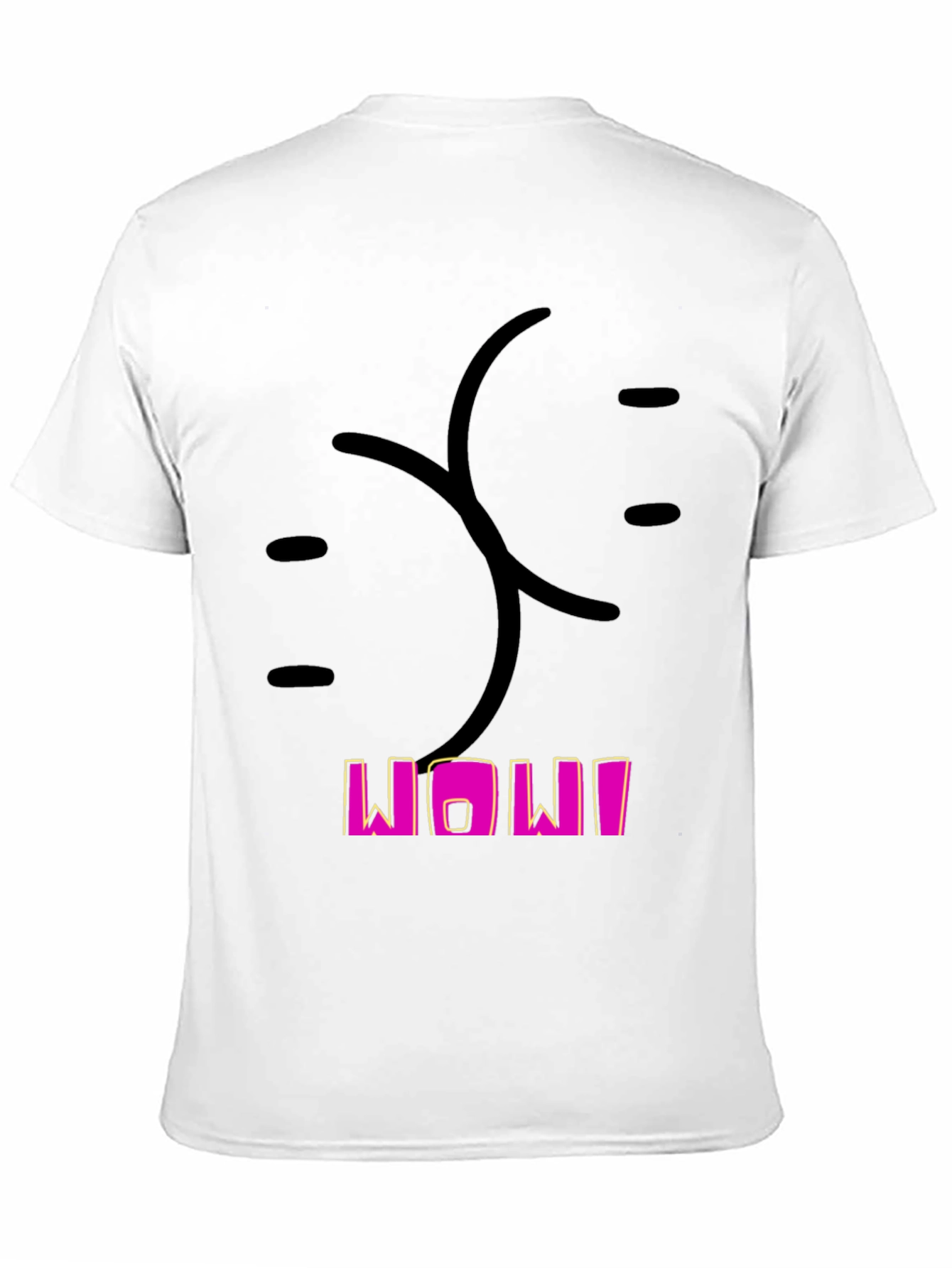 Funny Butt Graphic Black T-Shirt for Men