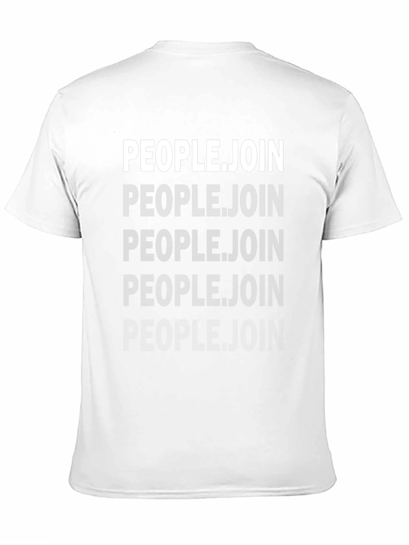 People.Join Graphic Tee - Black Cotton Casual T-Shirt
