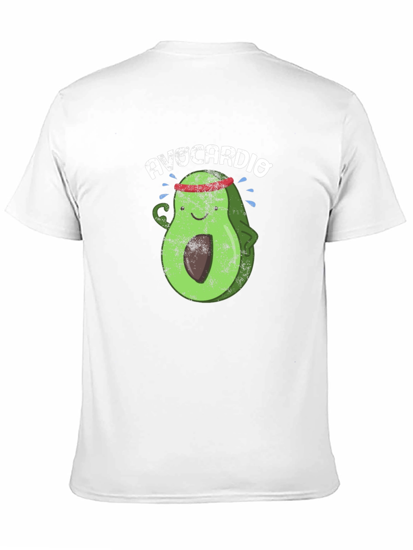 Avocardio Black T-Shirt Funny Avocado Workout Design