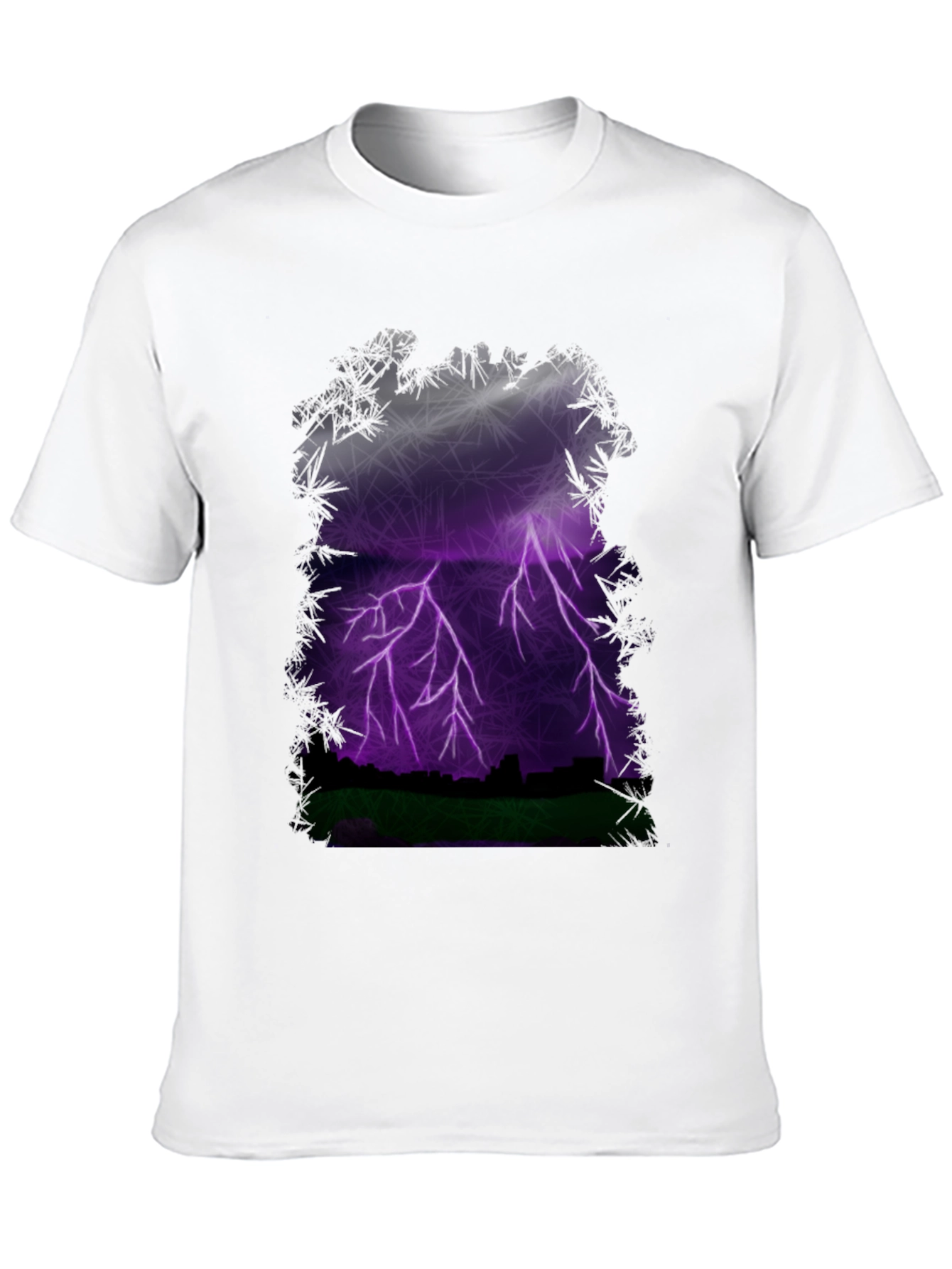 Lightning Cityscape Graphic Tee