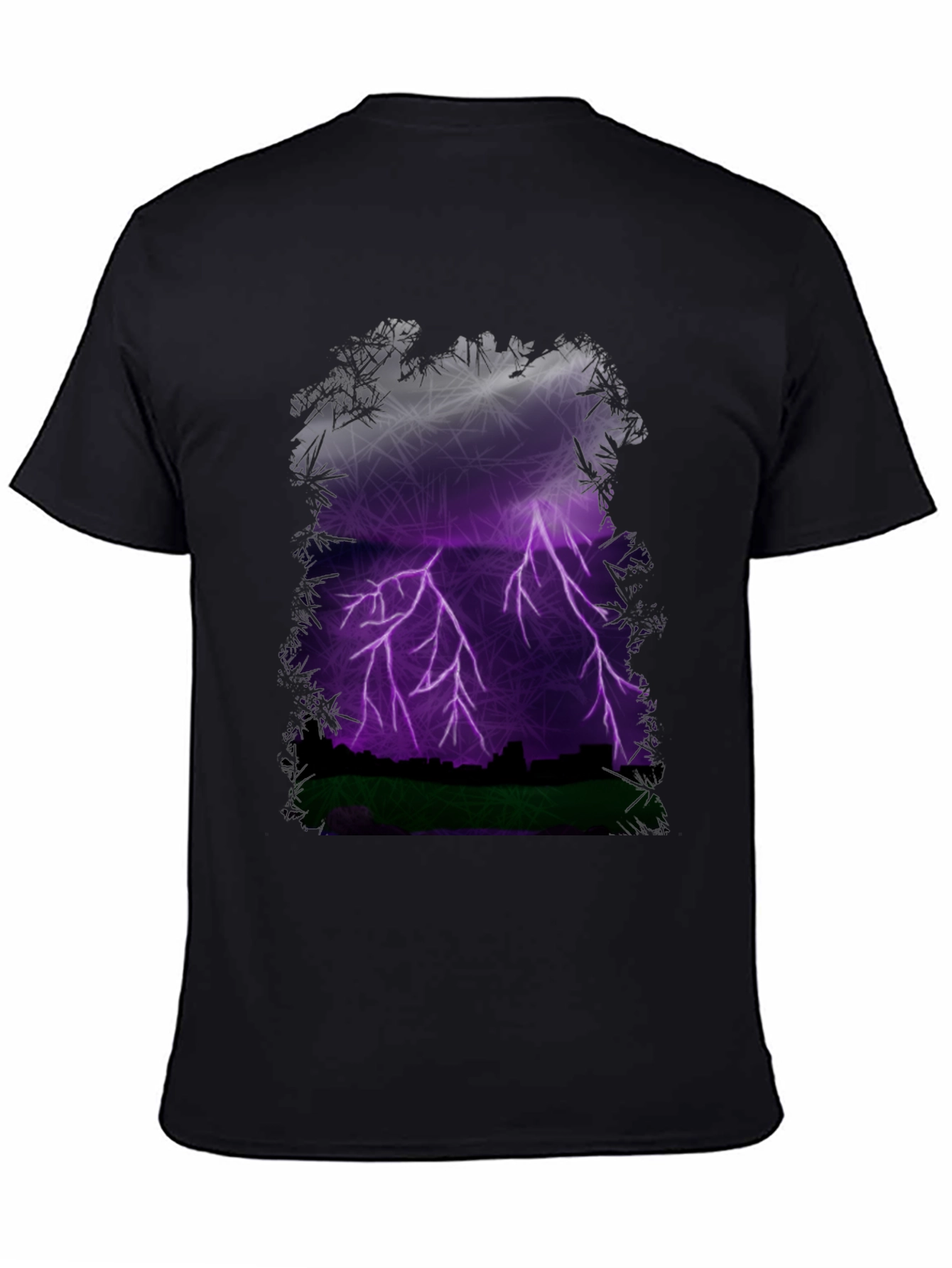 Lightning Cityscape Graphic Tee