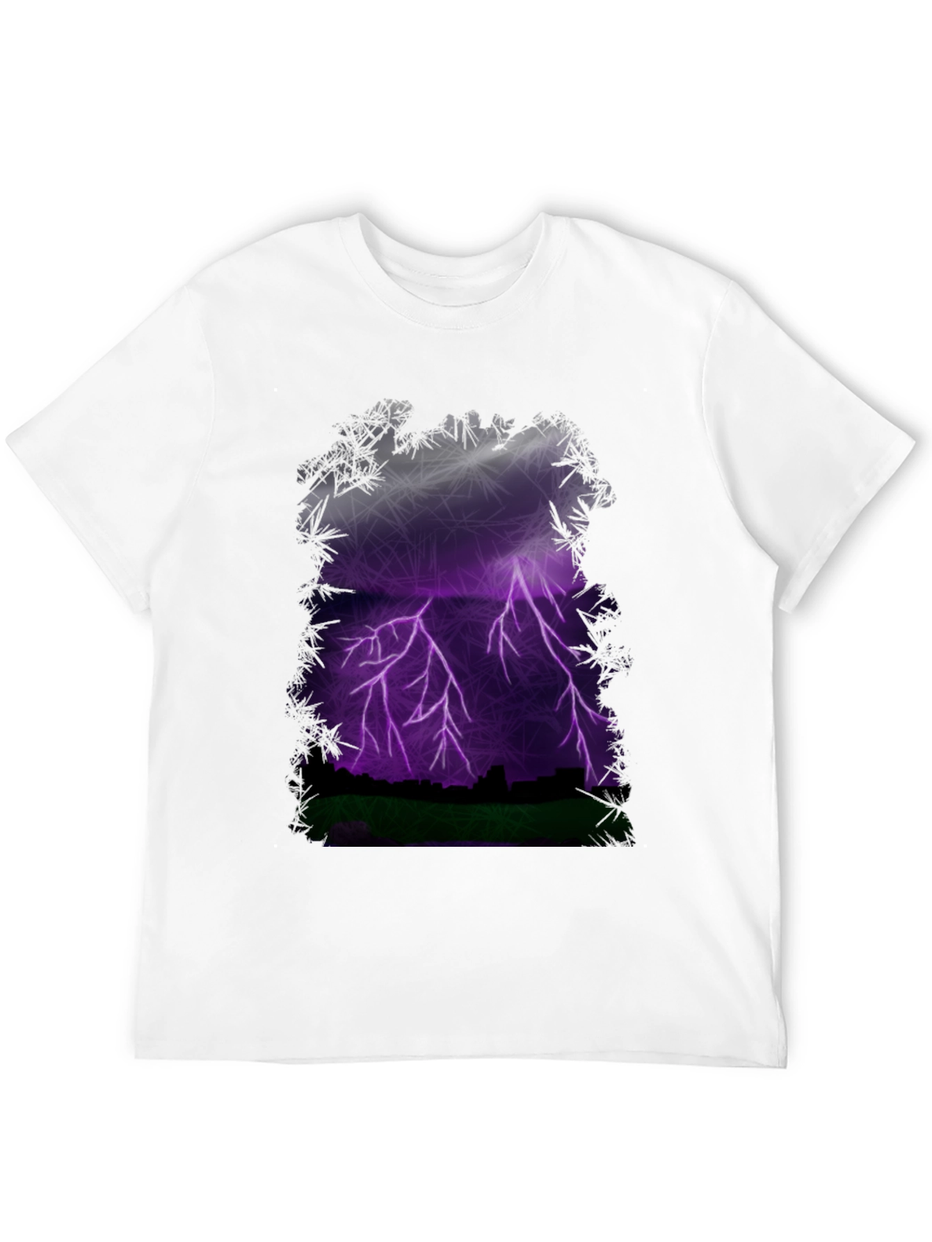 Lightning Cityscape Graphic Tee