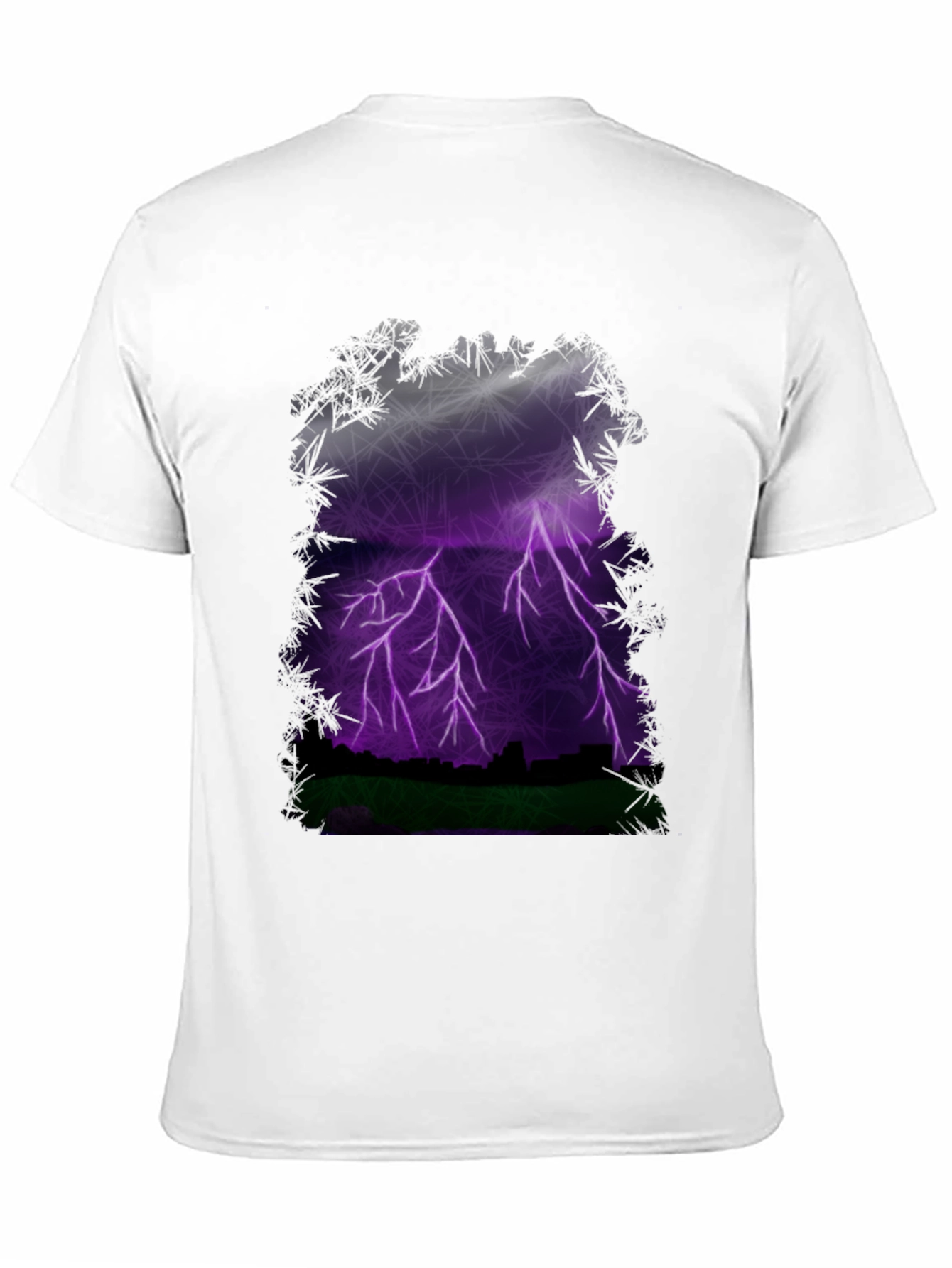 Lightning Cityscape Graphic Tee