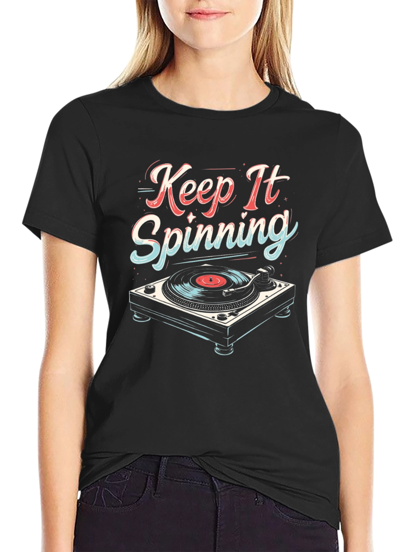 Keep It Spinning Graphic T-Shirt