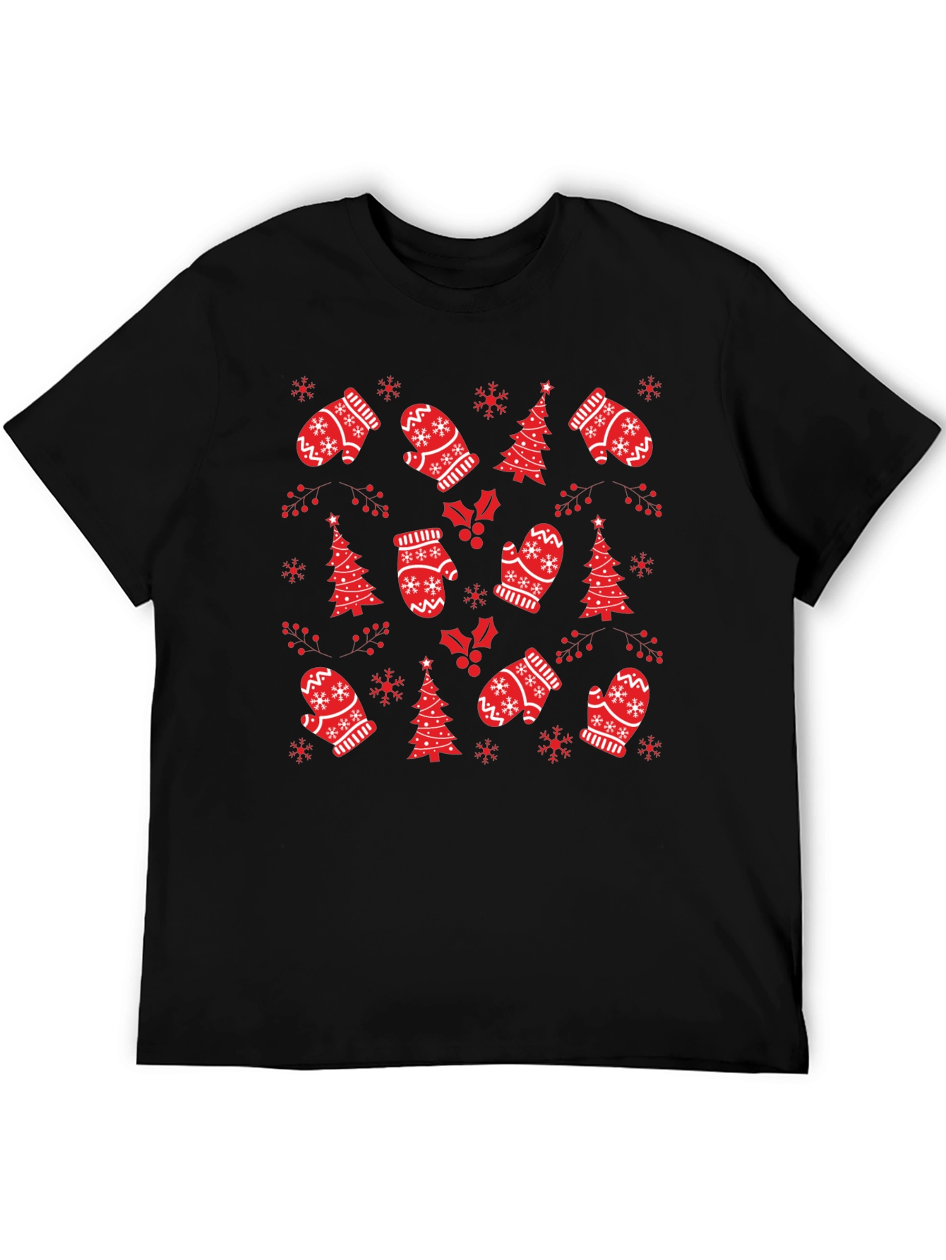 Festive Holiday Pattern T-Shirt
