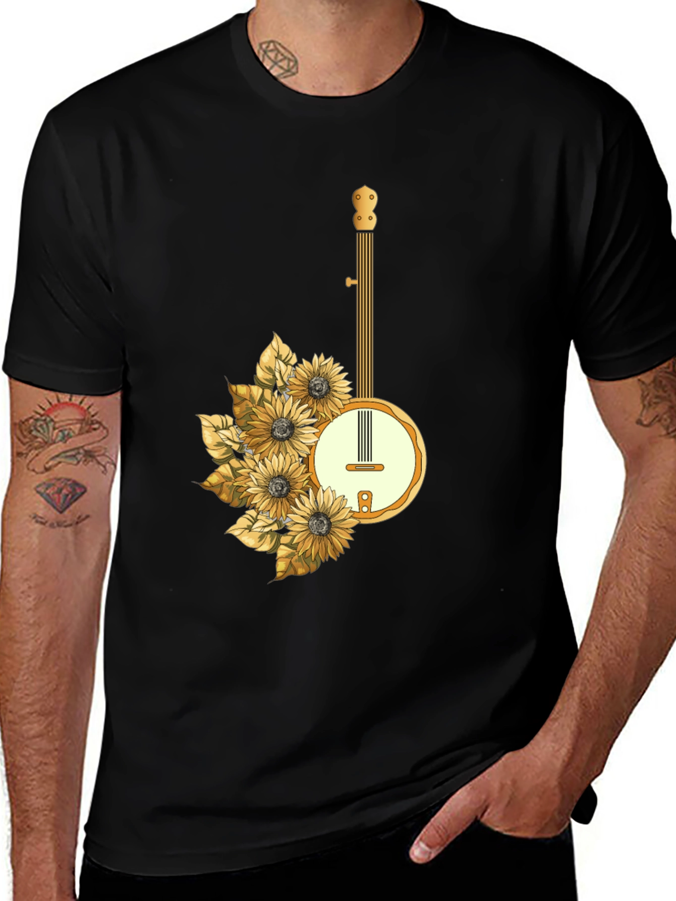 Sunflower Banjo Graphic Tee
