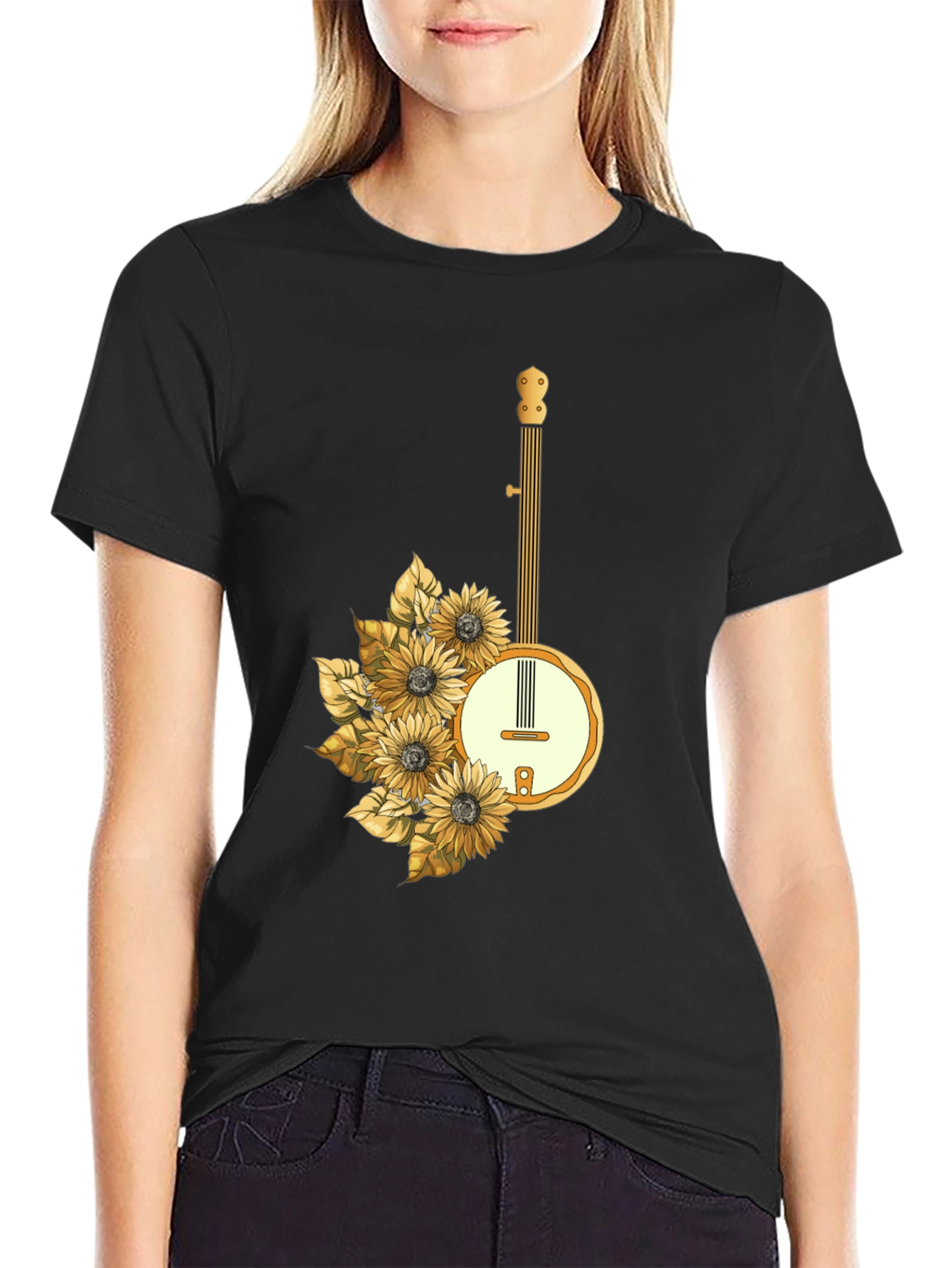 Sunflower Banjo Graphic Tee