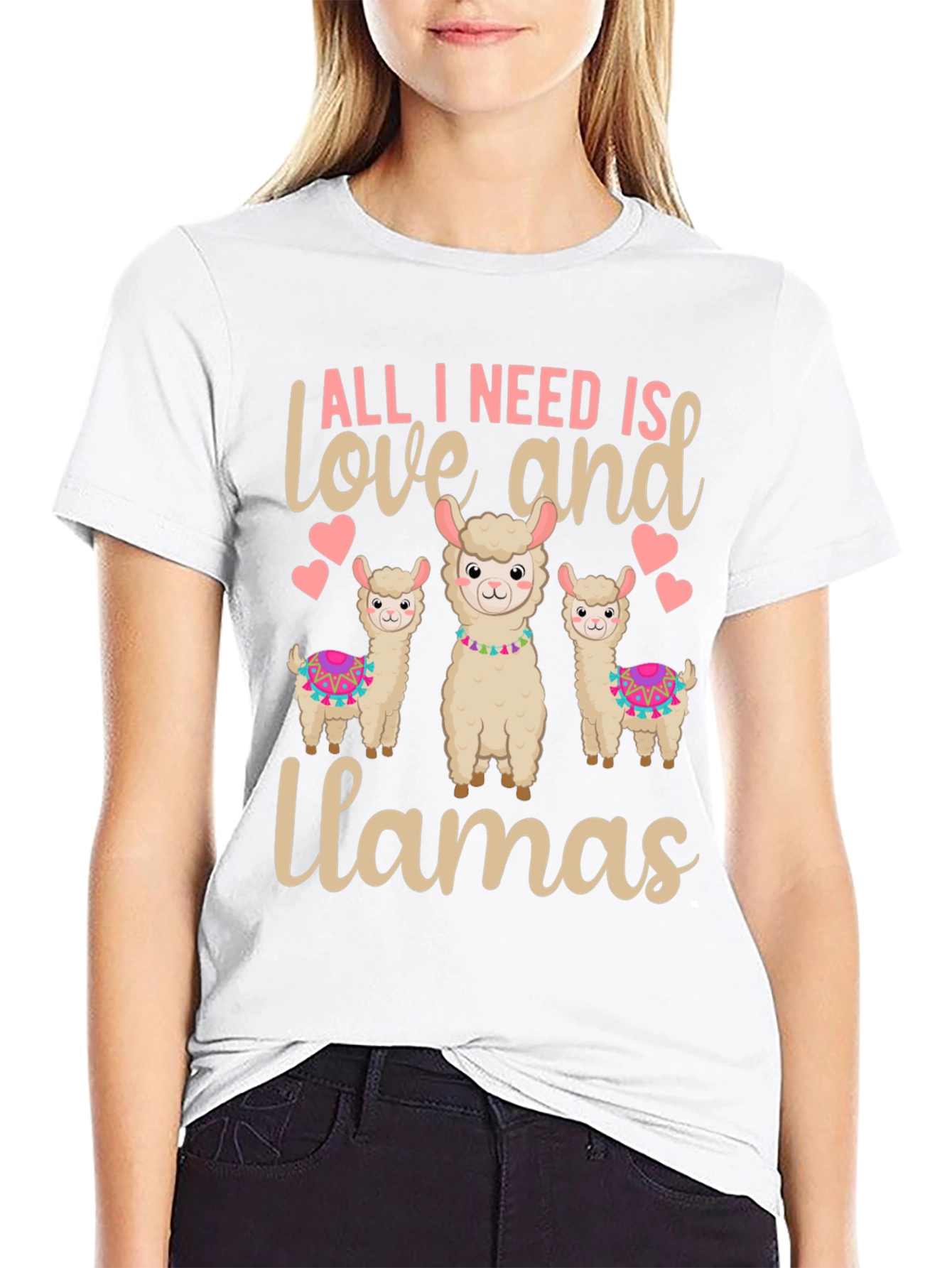 Llama Love Graphic Tee