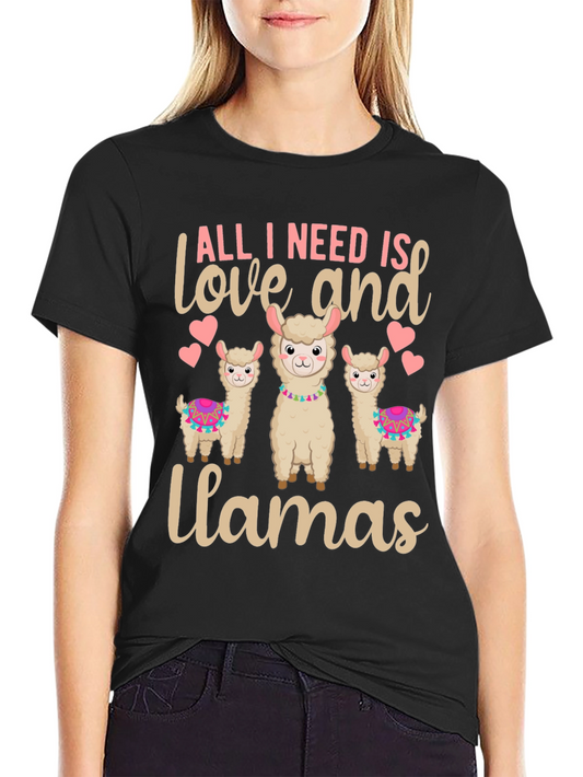 Llama Love Graphic Tee