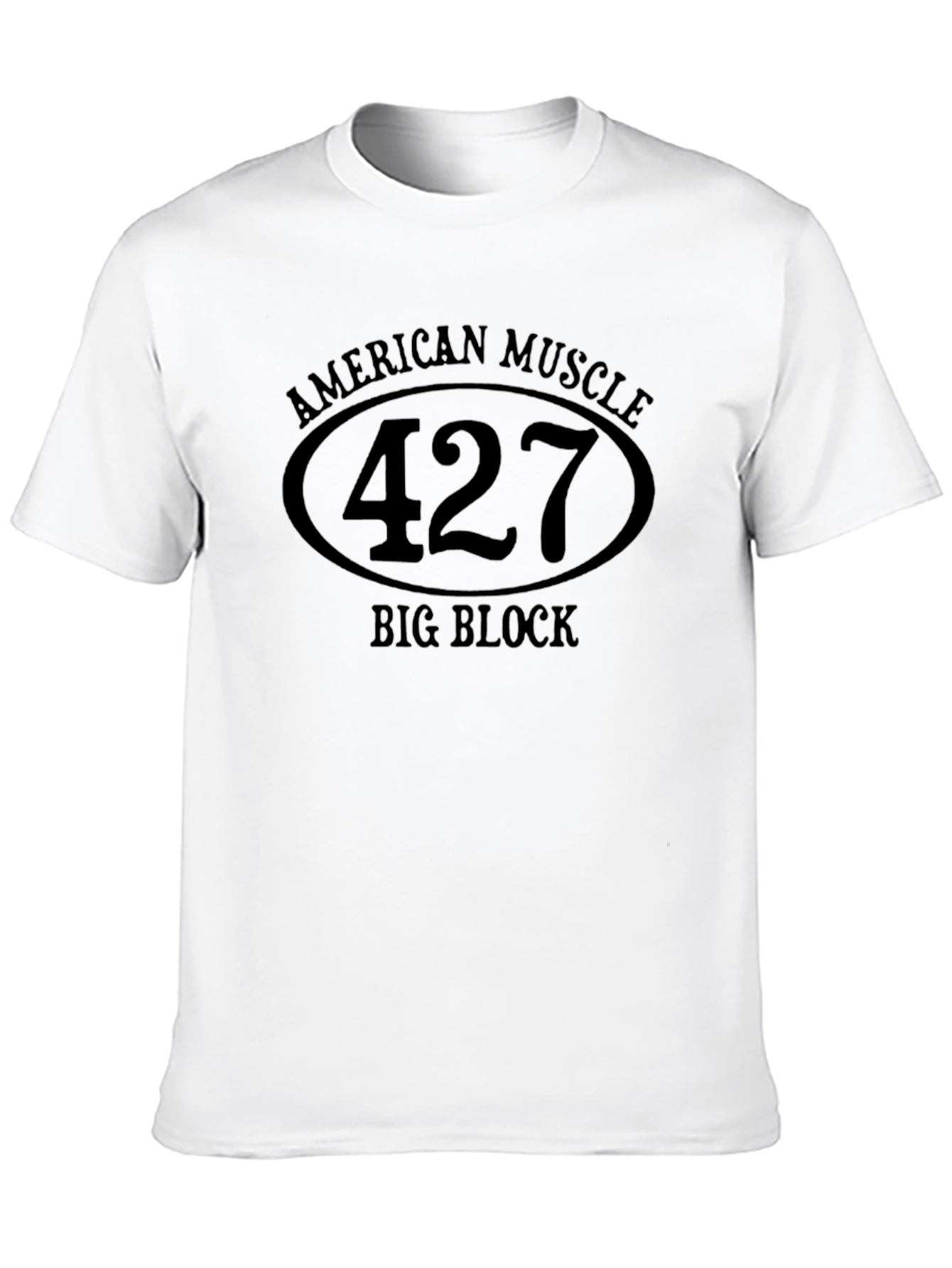 American Muscle 427 Big Block Black T-Shirt