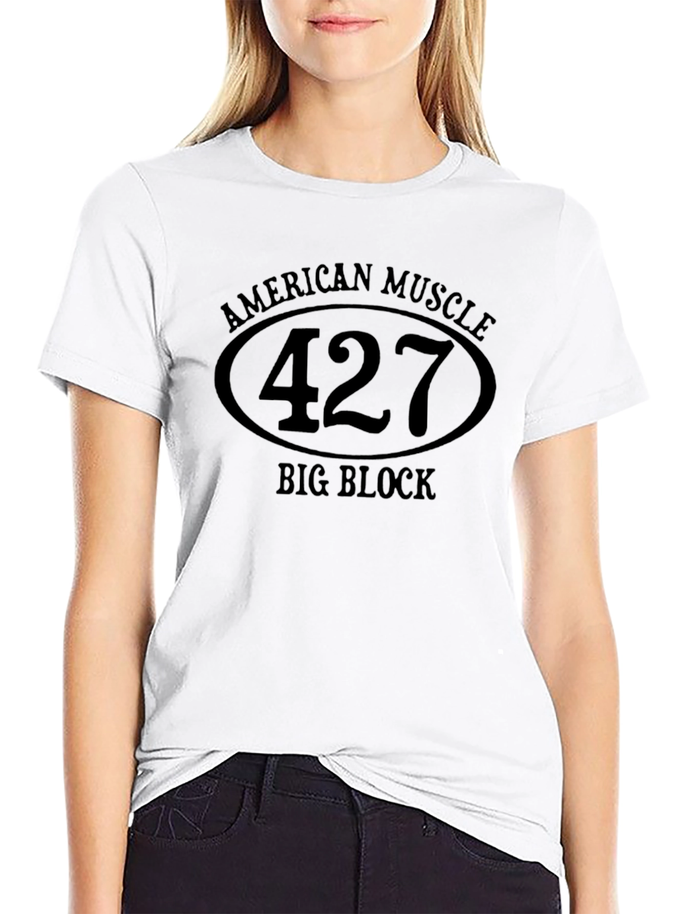 American Muscle 427 Big Block Black T-Shirt
