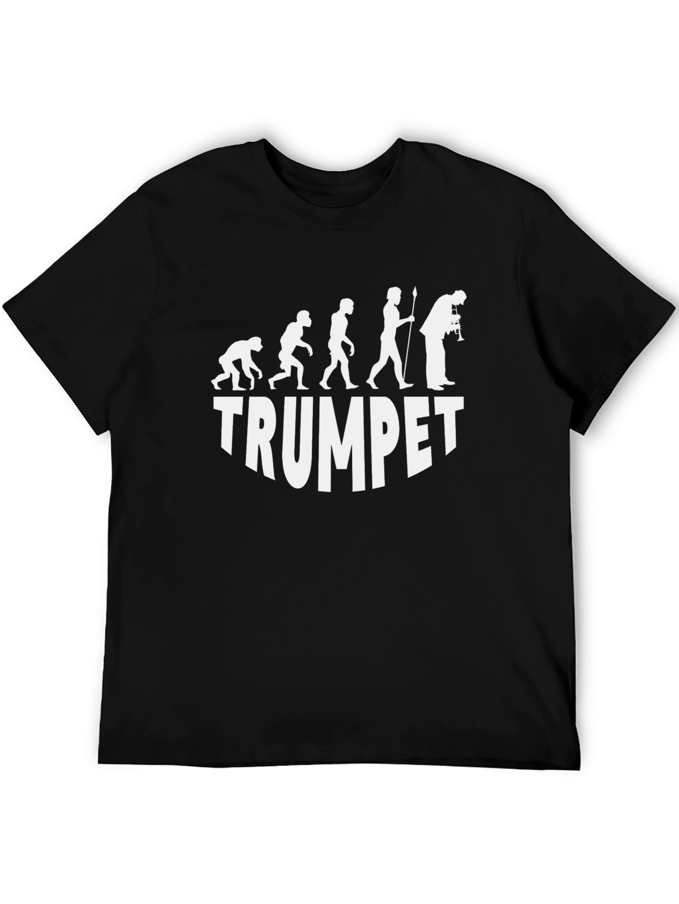 Trumpet Evolution T-Shirt - Funny Musician Tee