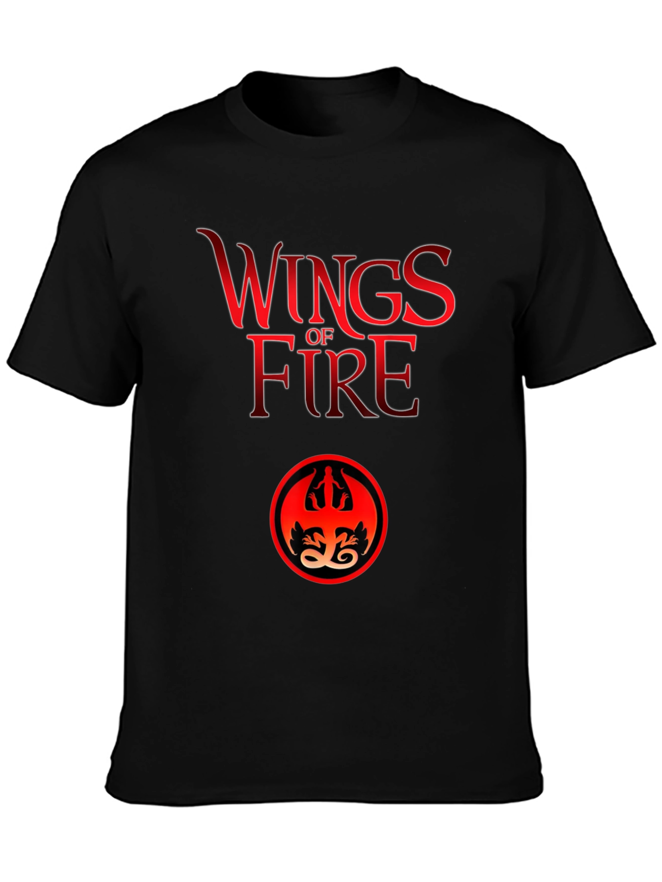 Wings of Fire Graphic T-Shirt - Black Cotton Tee