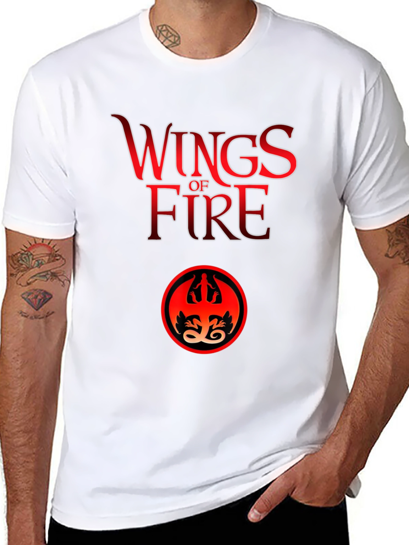 Wings of Fire Graphic T-Shirt - Black Cotton Tee