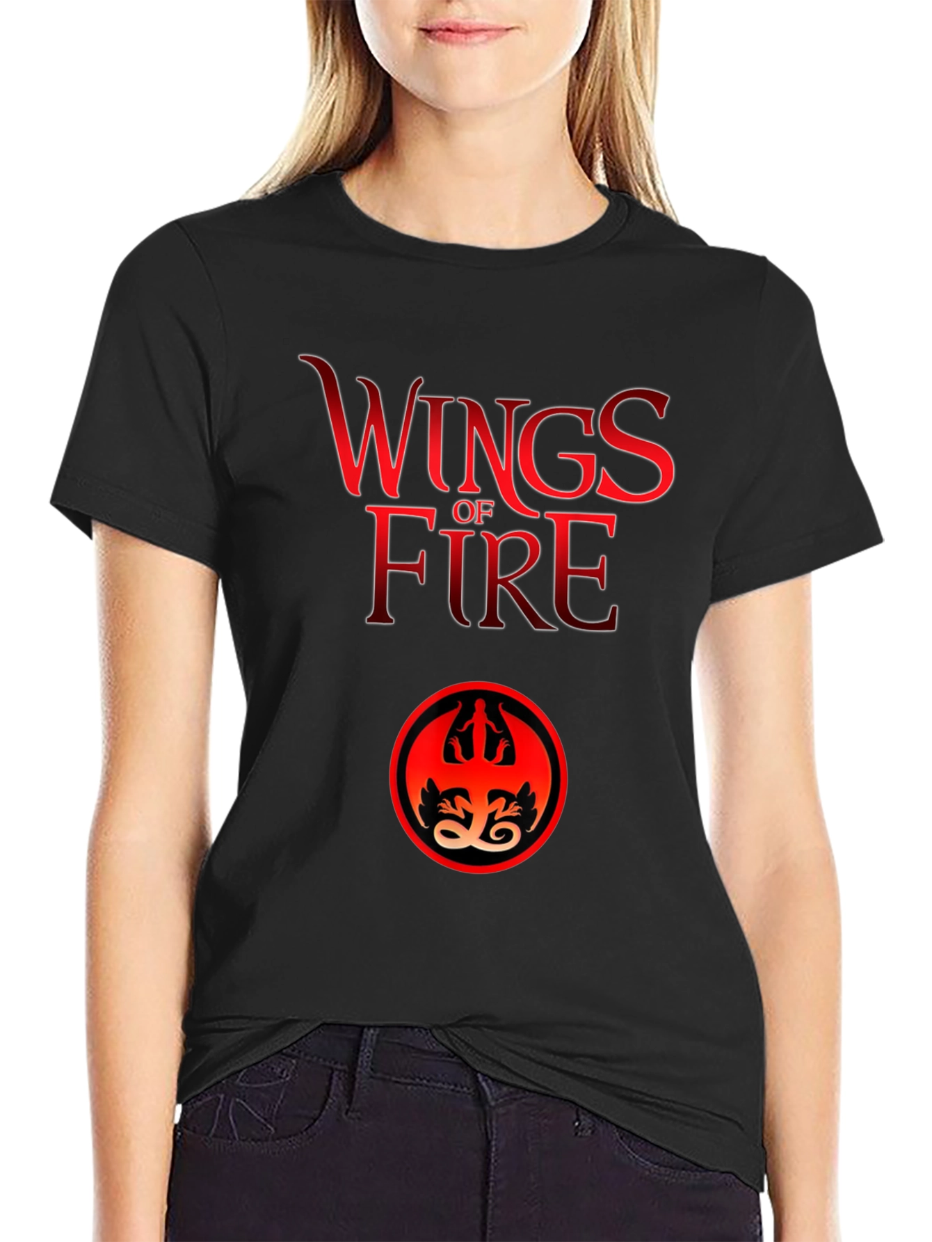 Wings of Fire Graphic T-Shirt - Black Cotton Tee