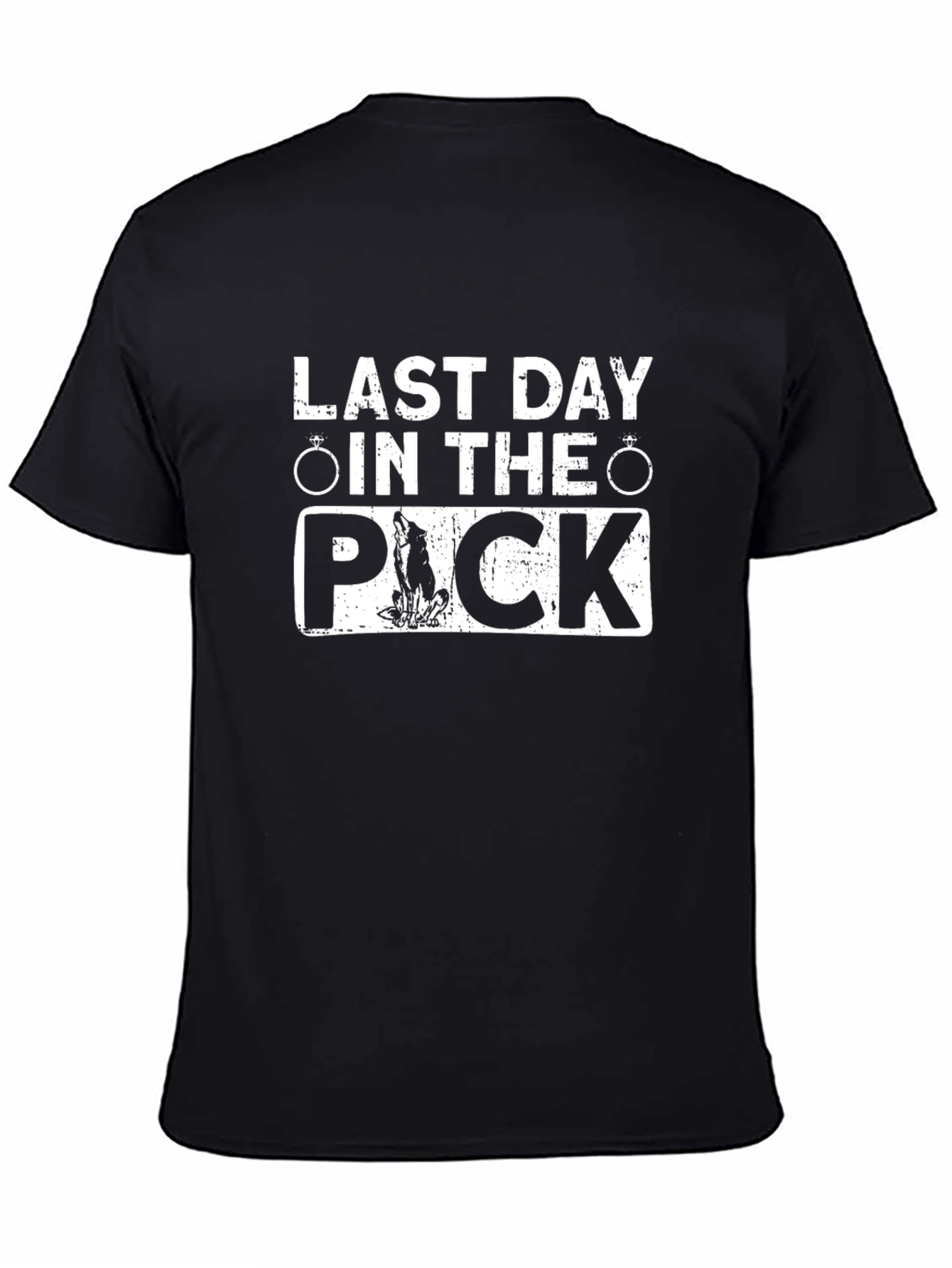 Last Day in the Pack Bachelor Party T-Shirt