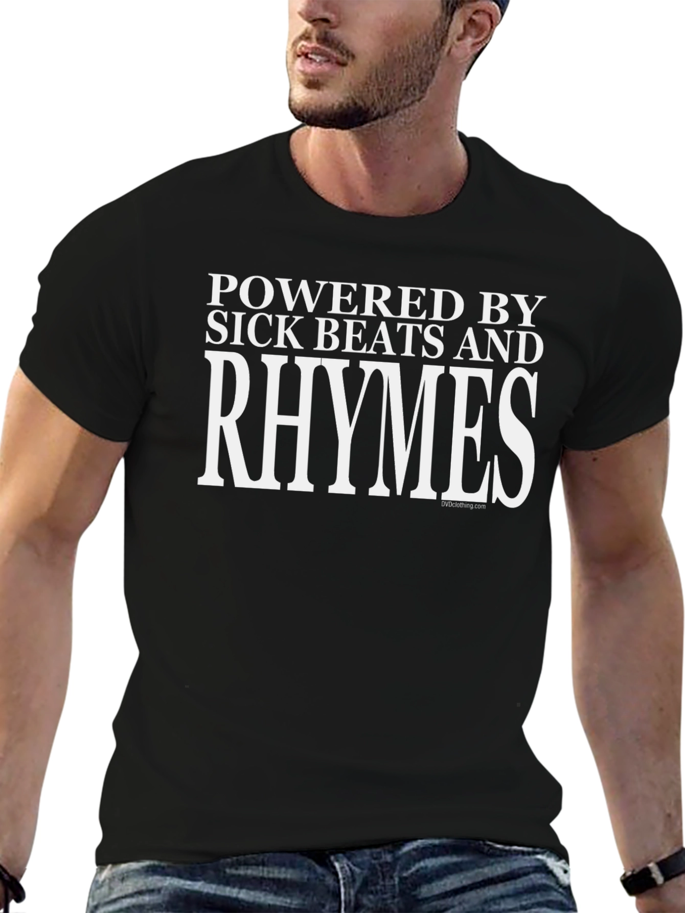 Powered By Sick Beats and Rhymes T-Shirt