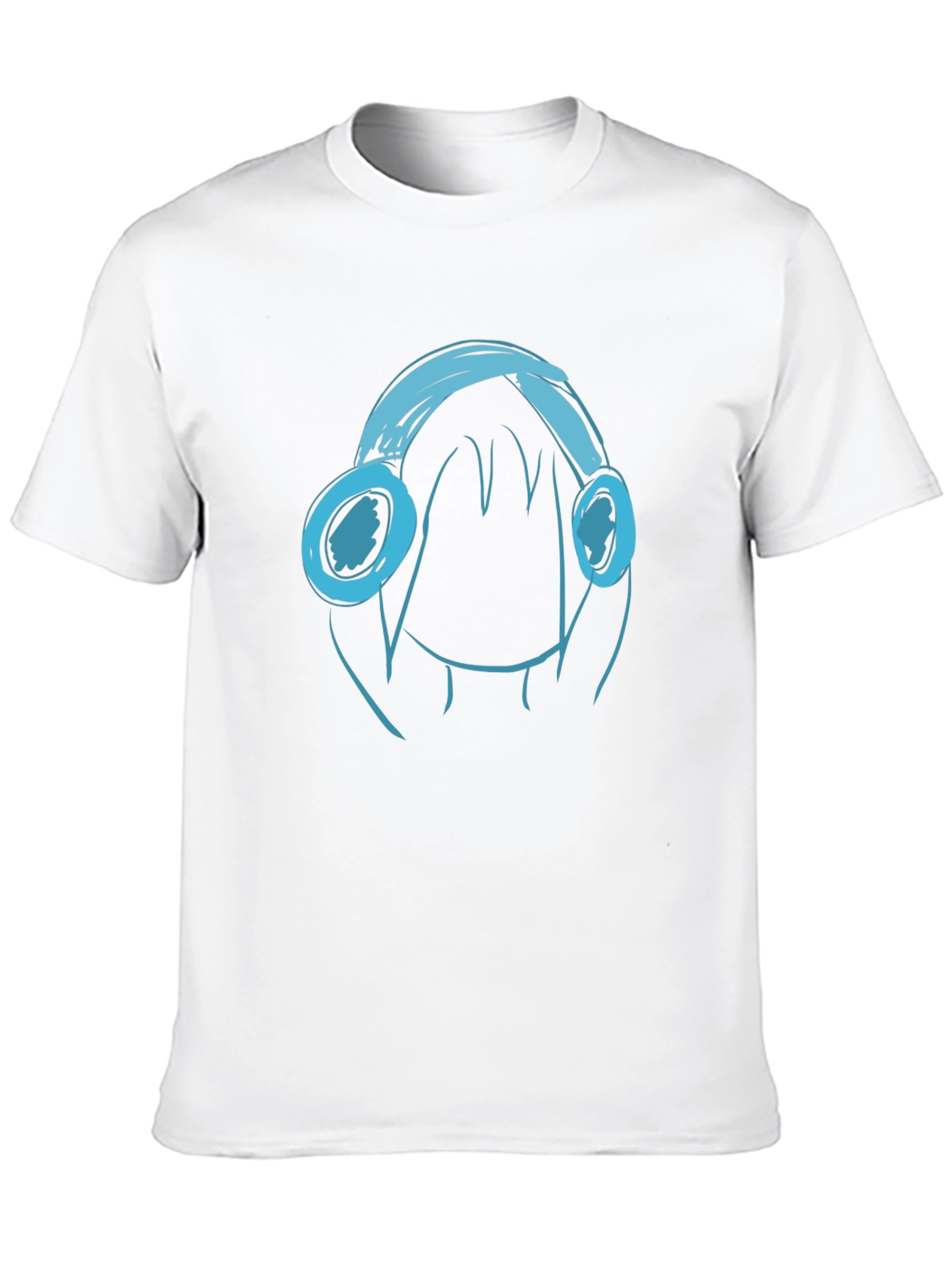 Cool Music Headset Graphic T-Shirt