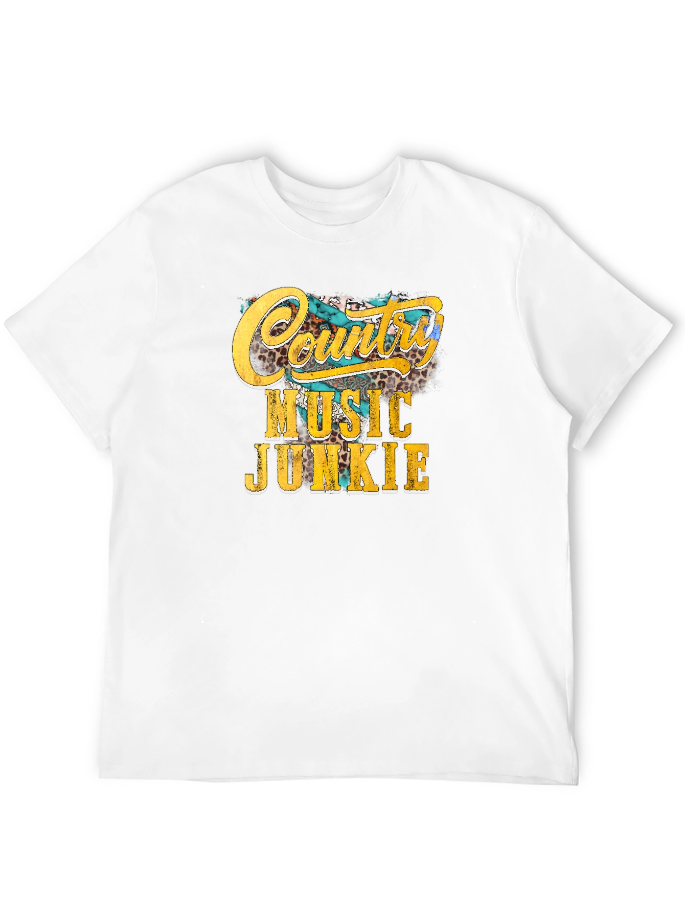 Country Music Junkie Black T-Shirt