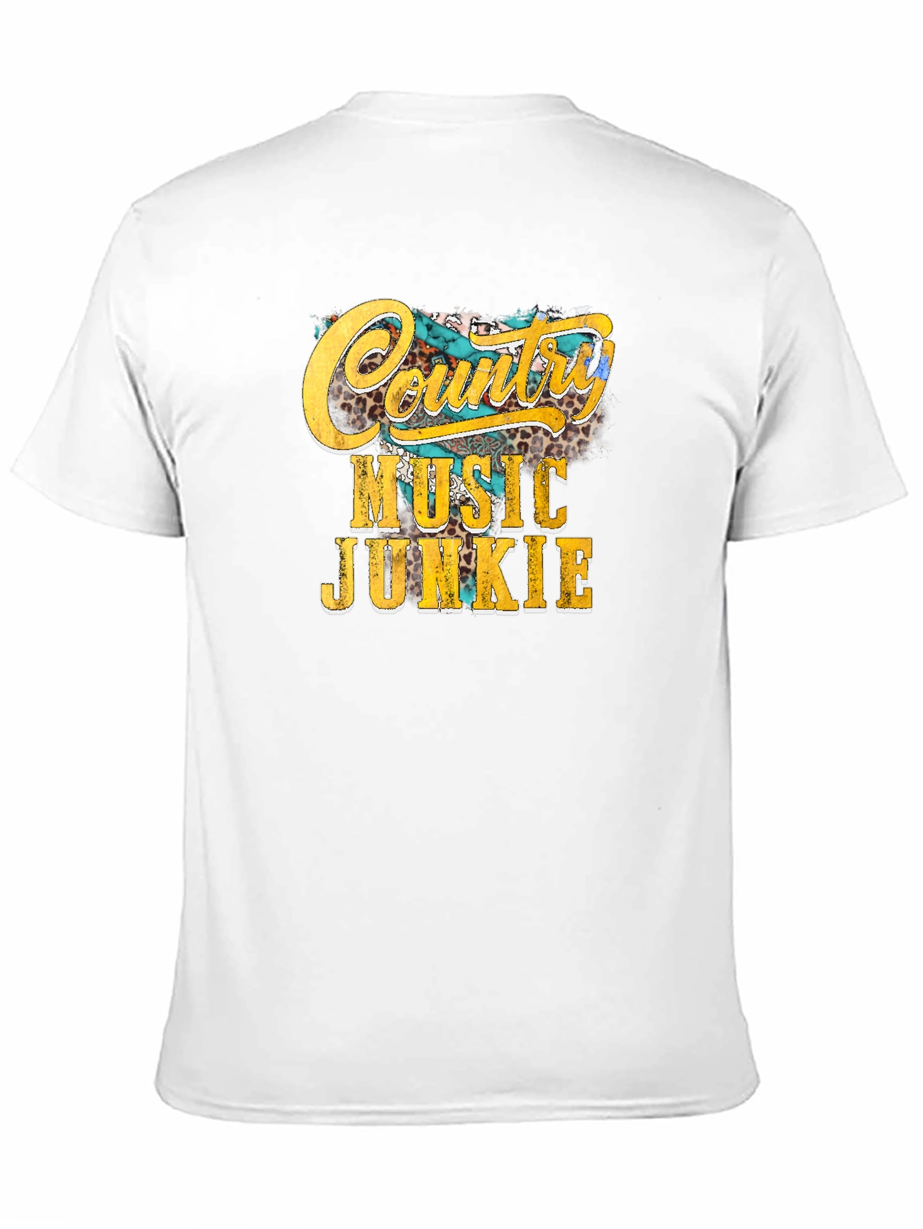 Country Music Junkie Black T-Shirt