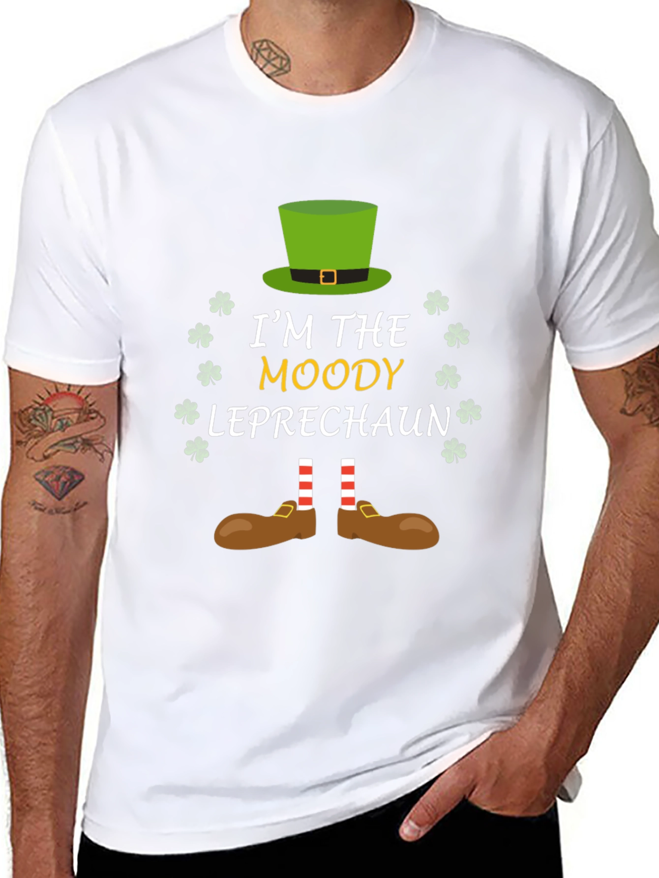 Moody Leprechaun St. Patricks Day T-Shirt