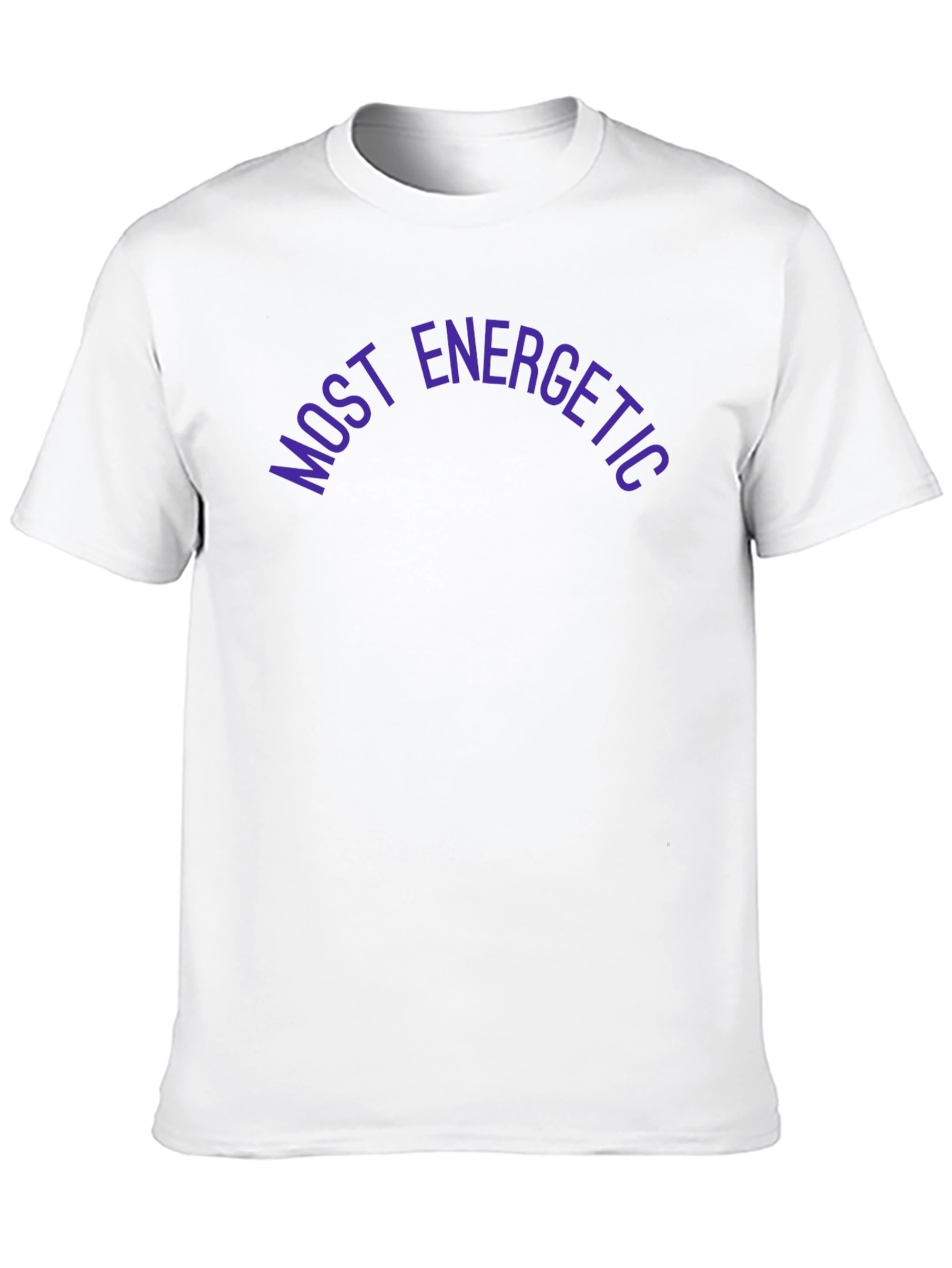 Most Energetic Black Graphic Tee