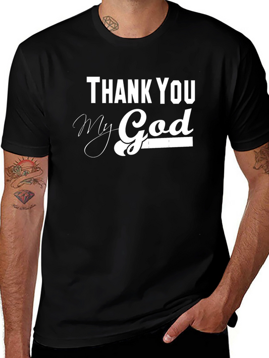 Thank You My God Black T-Shirt