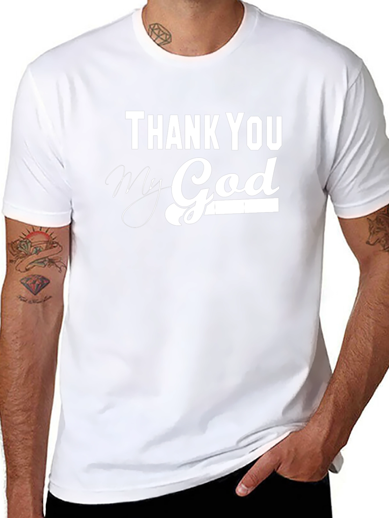 Thank You My God Black T-Shirt